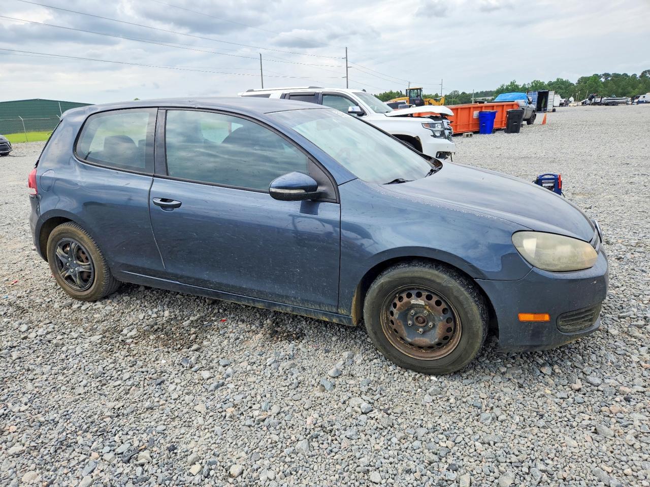 2012 Volkswagen Golf Gray vin: WVWBB7AJ4CW196559