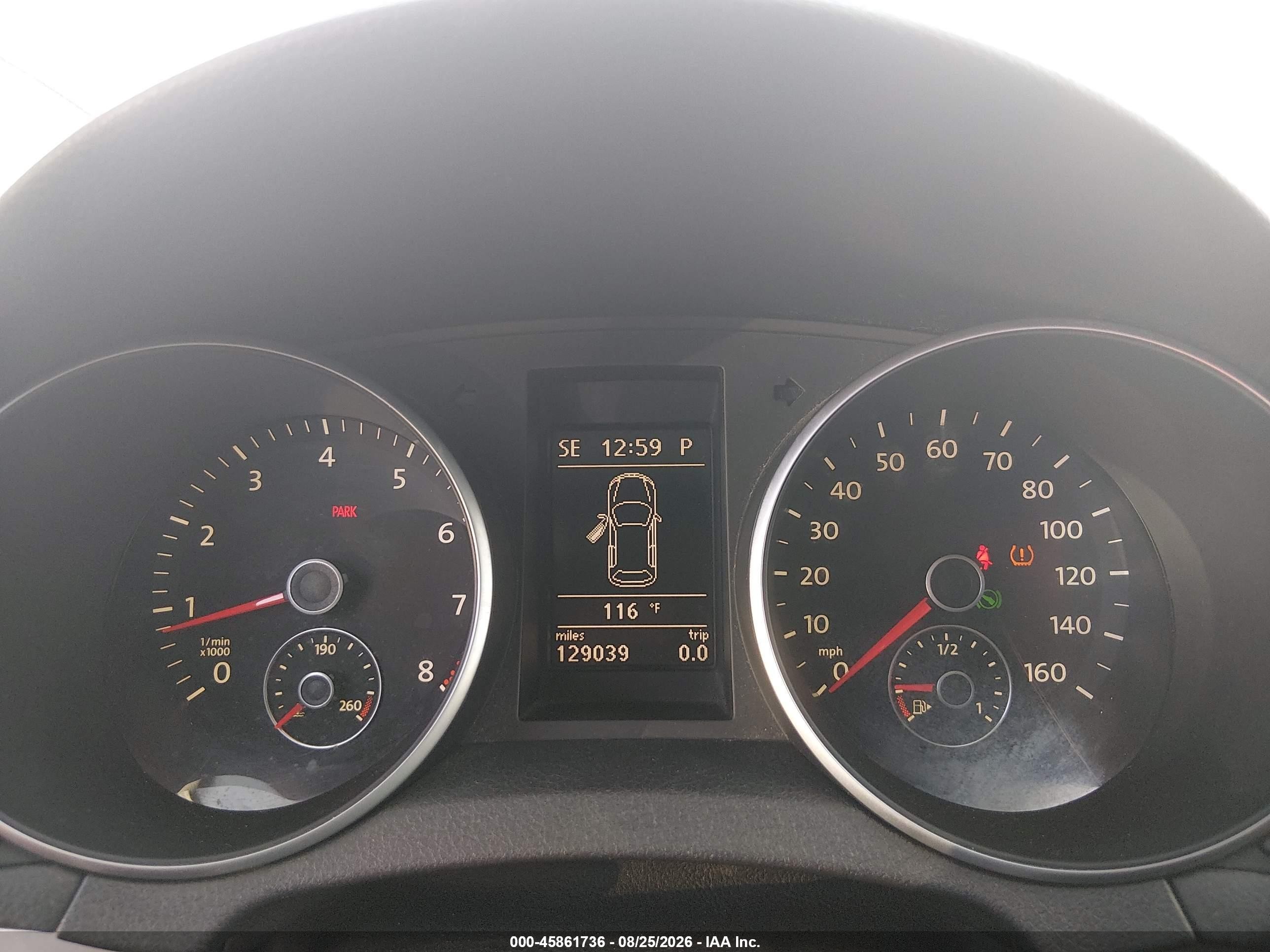 2012 Volkswagen Golf 2.5l 2-door Blue vin: WVWBB7AJ6CW139912