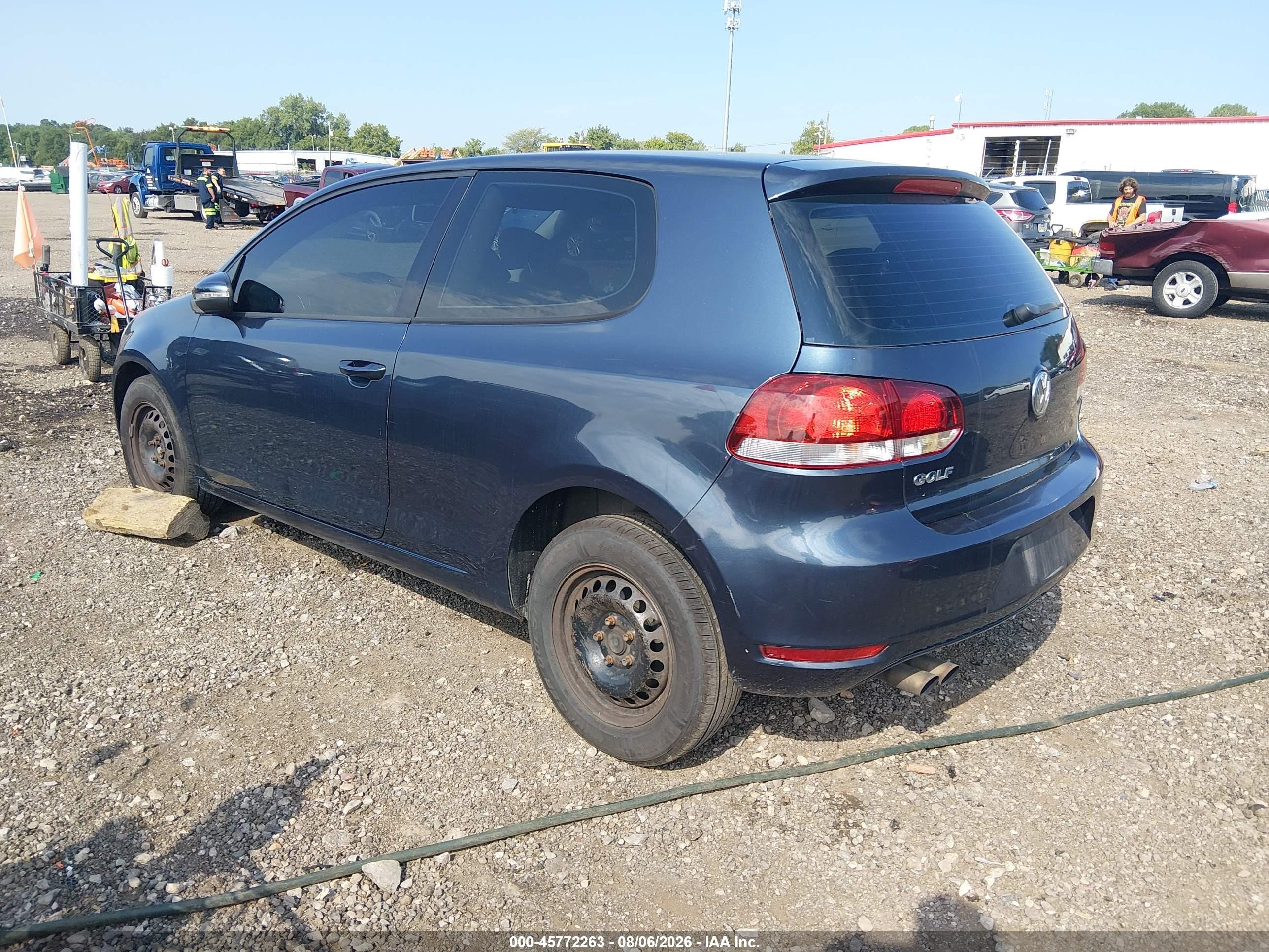 2012 Volkswagen Golf Gray vin: WVWBB7AJ6CW234177