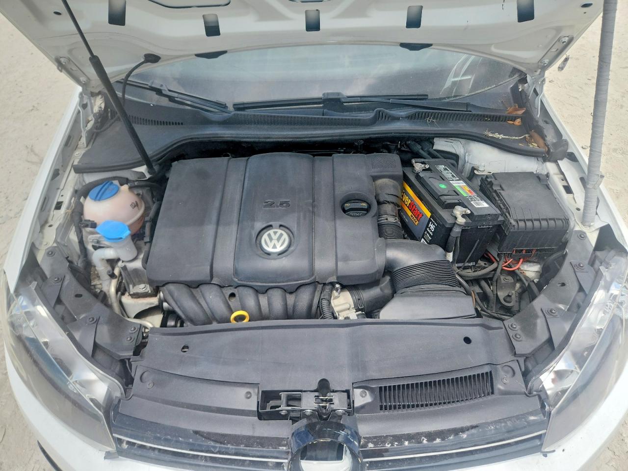 2013 Volkswagen Golf Белый vin: WVWBB7AJ7DW005394