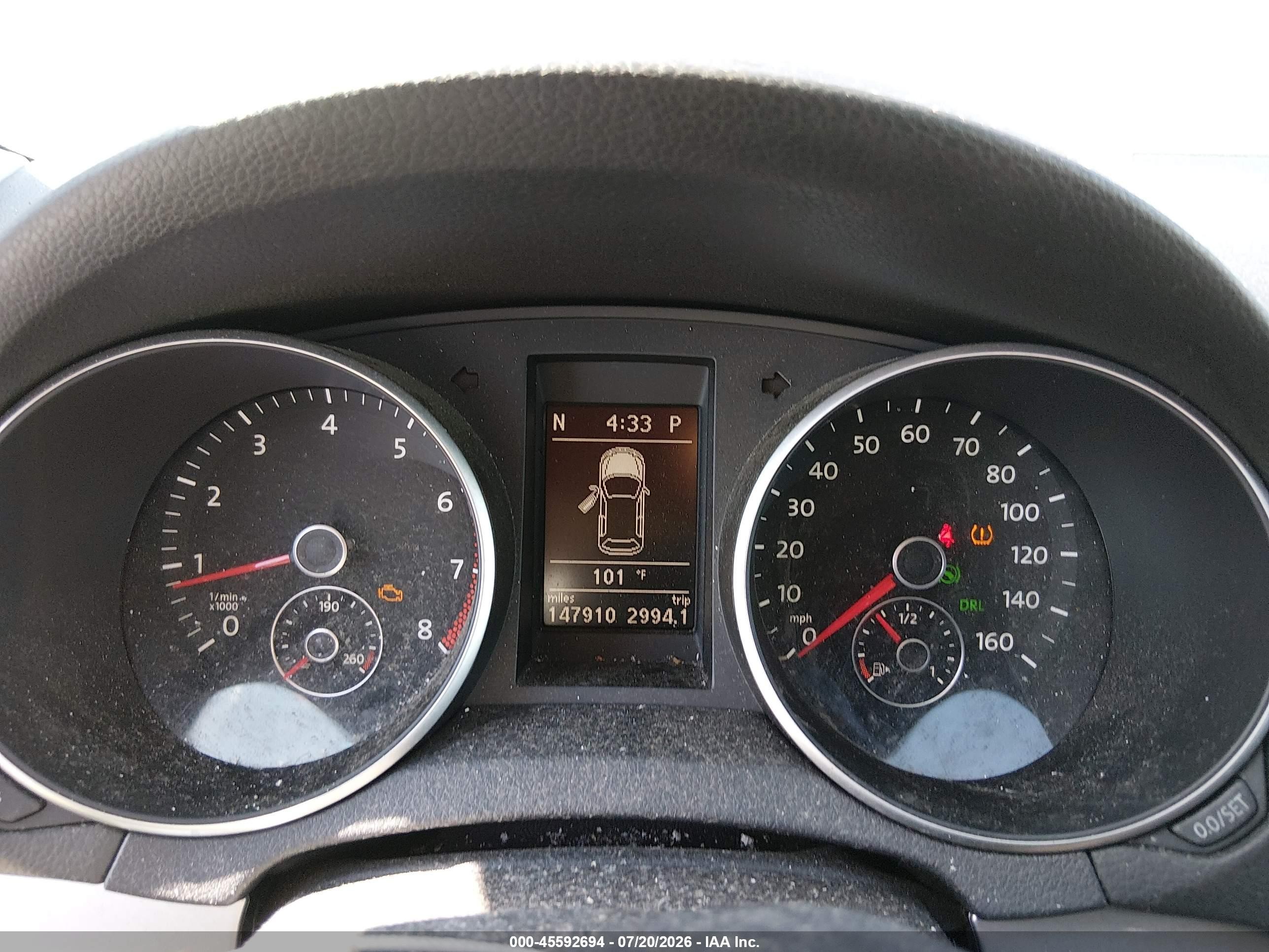2012 Volkswagen Golf 2.5l 2-door Gray vin: WVWBB7AJ9CW276715