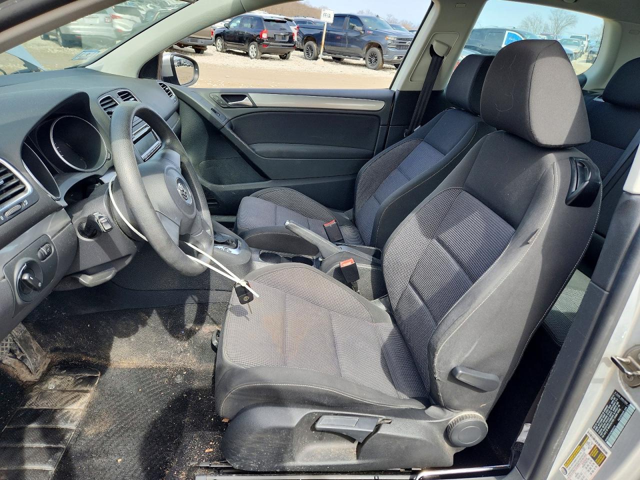 2012 Volkswagen Golf Silver vin: WVWBB7AJXCW252715
