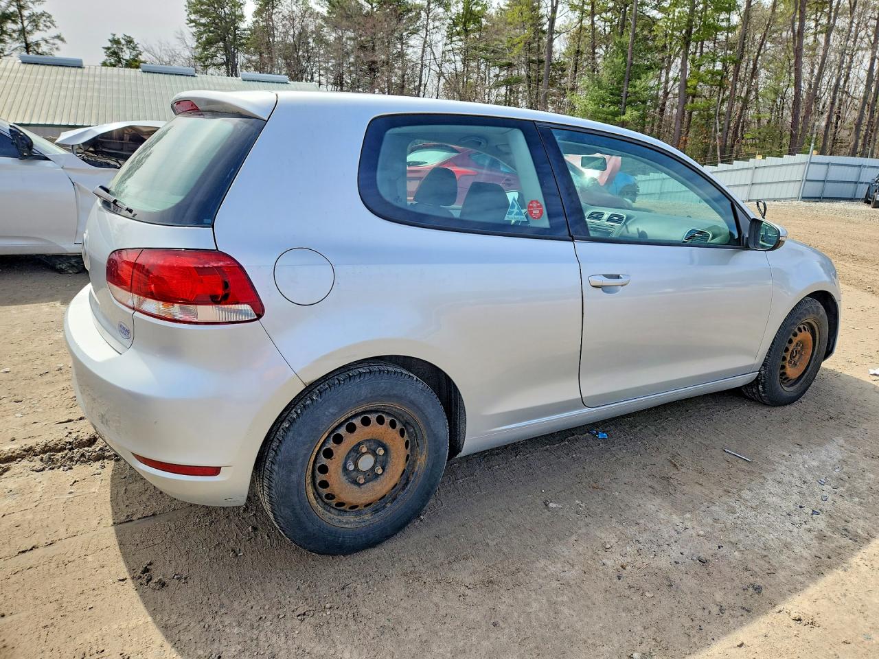 2012 Volkswagen Golf Silver vin: WVWBB7AJXCW252715