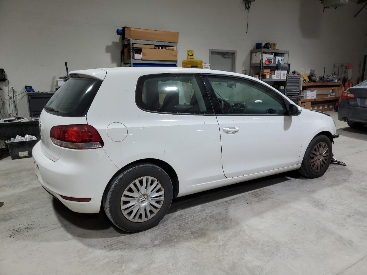 2013 Volkswagen Golf White vin: WVWBB7AJXDW130115