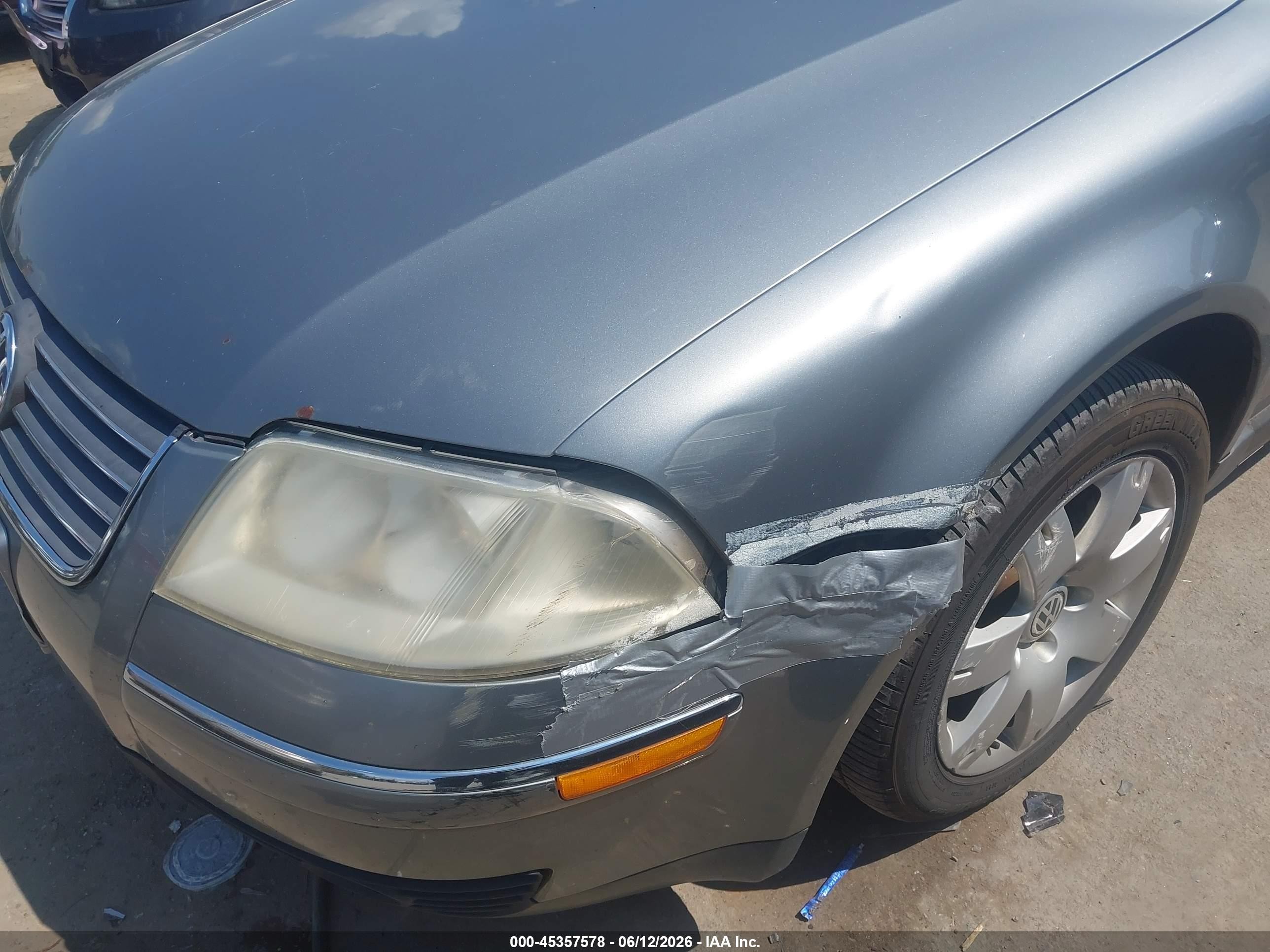 2005 Volkswagen Passat Gls Gray vin: WVWBD63B05P029459