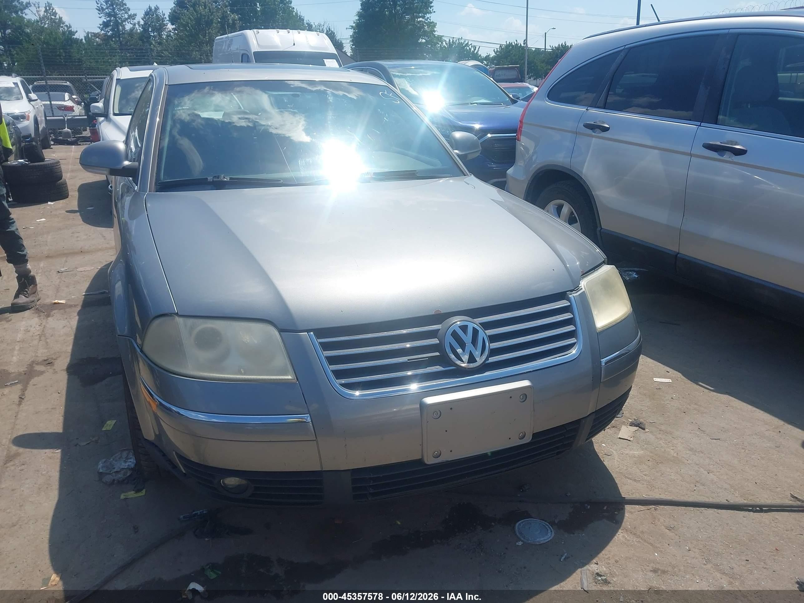 2005 Volkswagen Passat Gls Gray vin: WVWBD63B05P029459