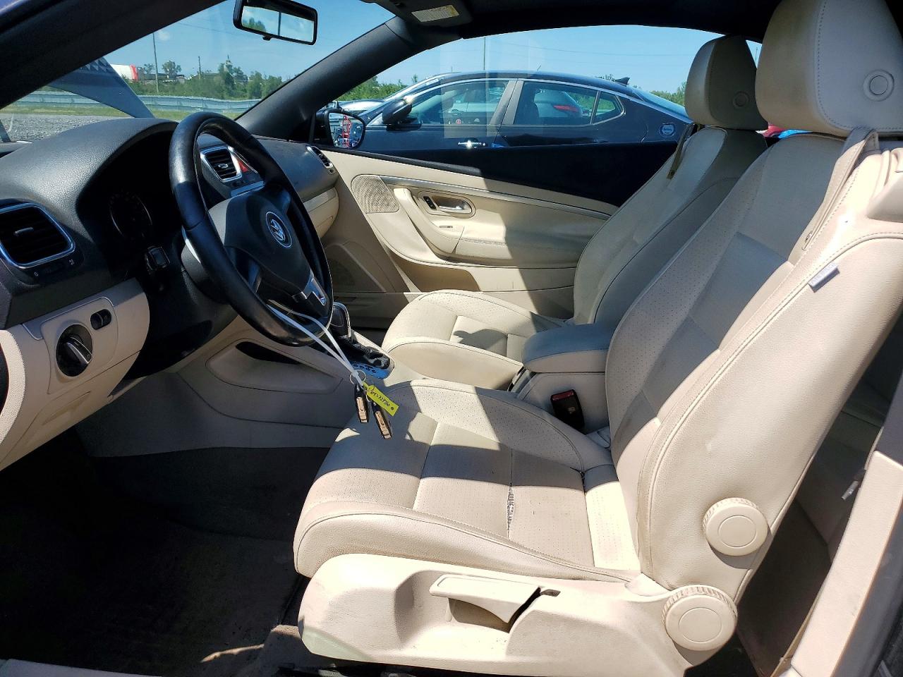 2012 Volkswagen Eos Black vin: WVWBD7AH4CV000634