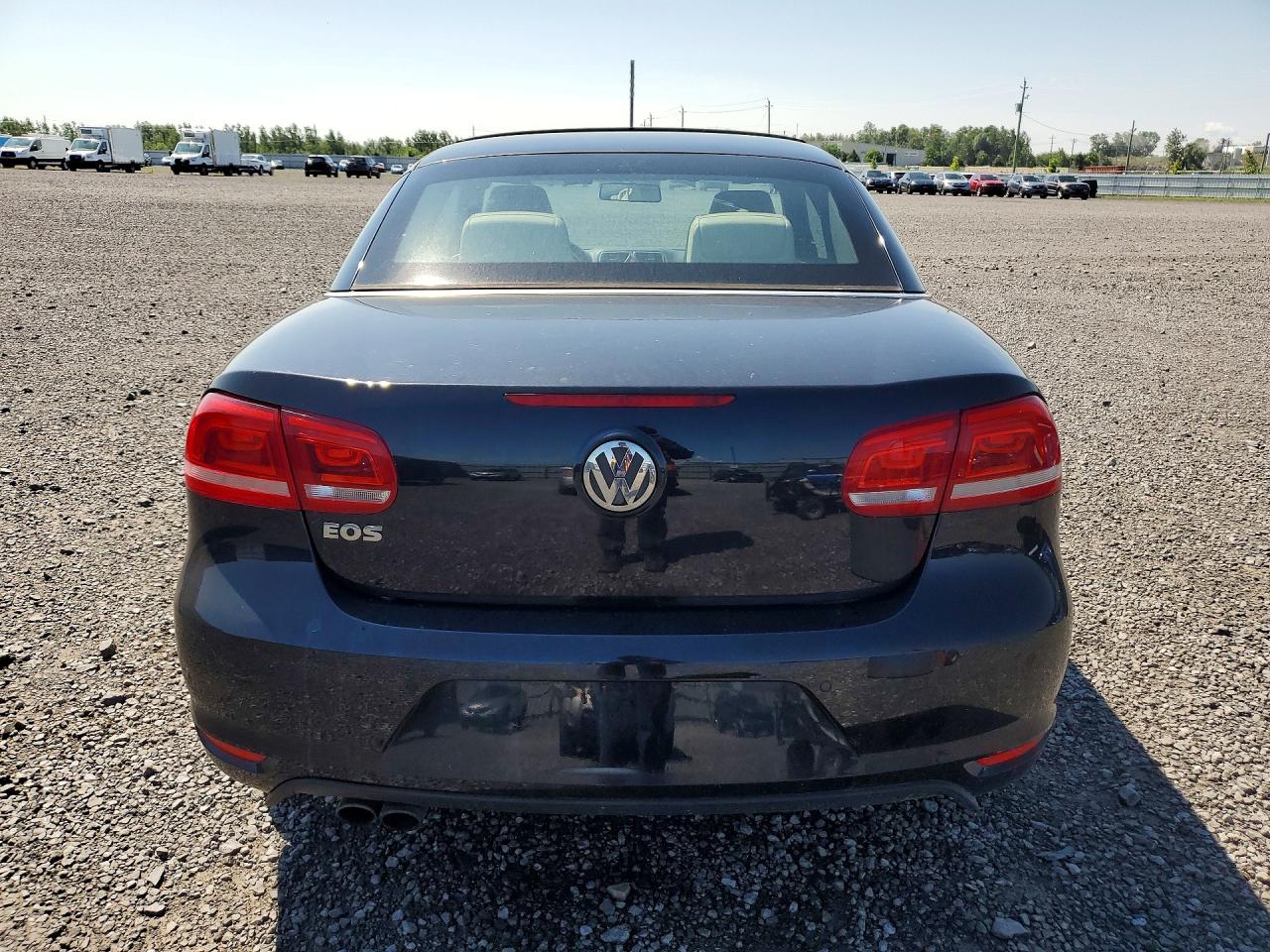 2012 Volkswagen Eos Black vin: WVWBD7AH4CV000634