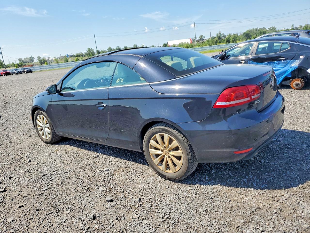 2012 Volkswagen Eos Black vin: WVWBD7AH4CV000634