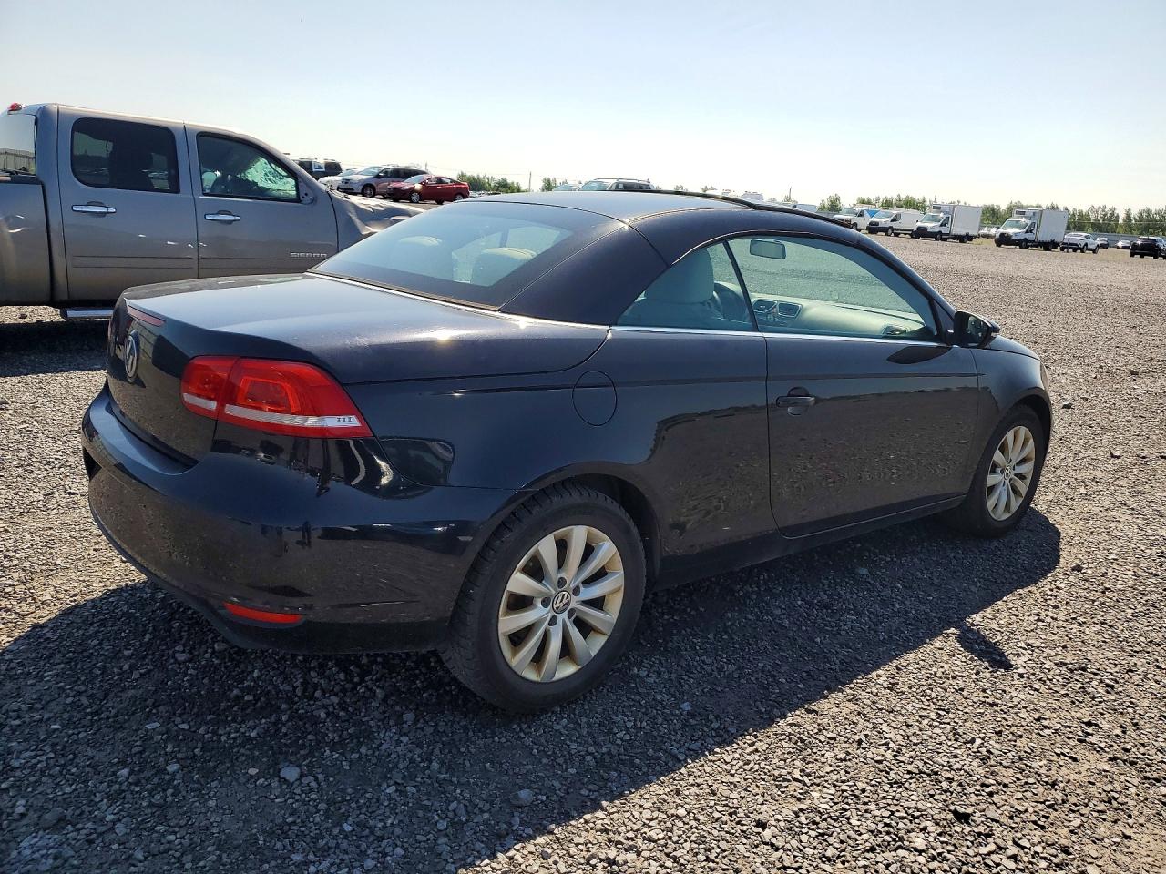 2012 Volkswagen Eos Black vin: WVWBD7AH4CV000634