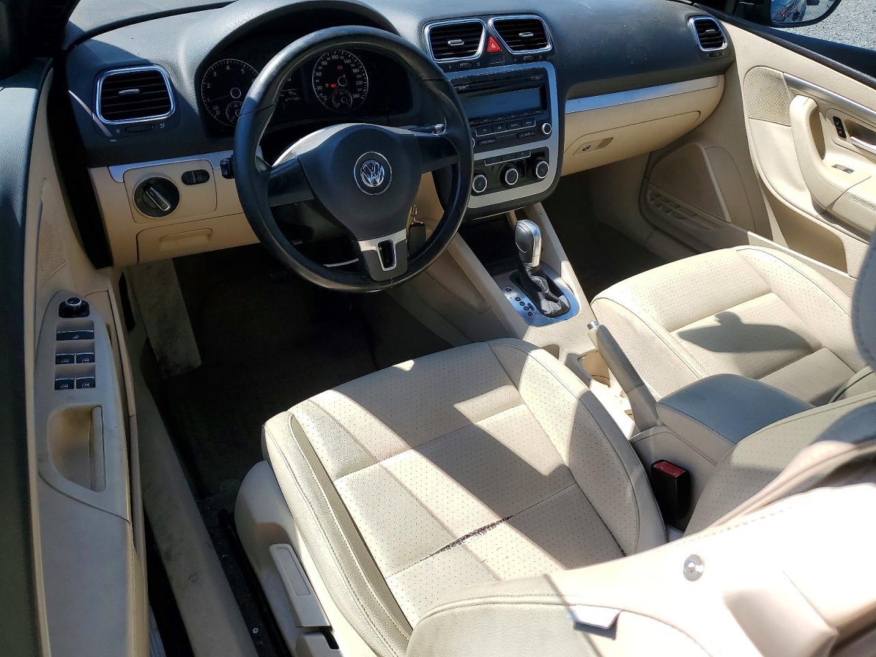 2012 Volkswagen Eos Black vin: WVWBD7AH4CV000634