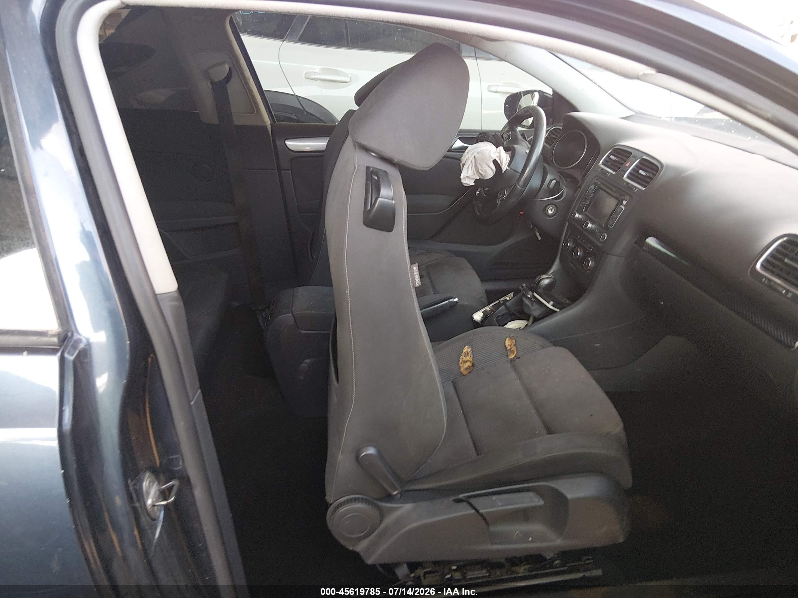 2012 Volkswagen Golf Tdi 2-door Gray vin: WVWBM7AJ5CW306576