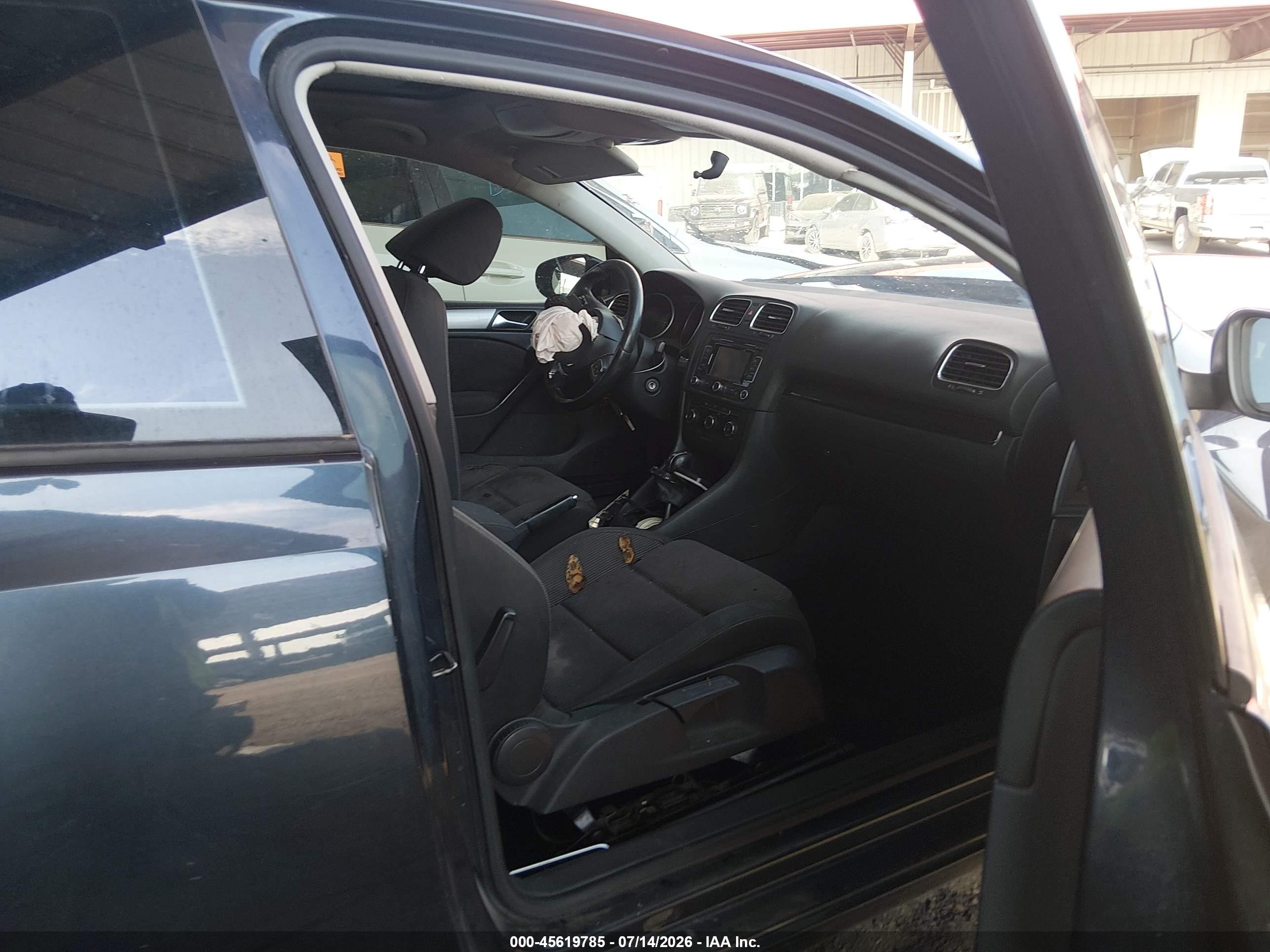 2012 Volkswagen Golf Tdi 2-door Gray vin: WVWBM7AJ5CW306576