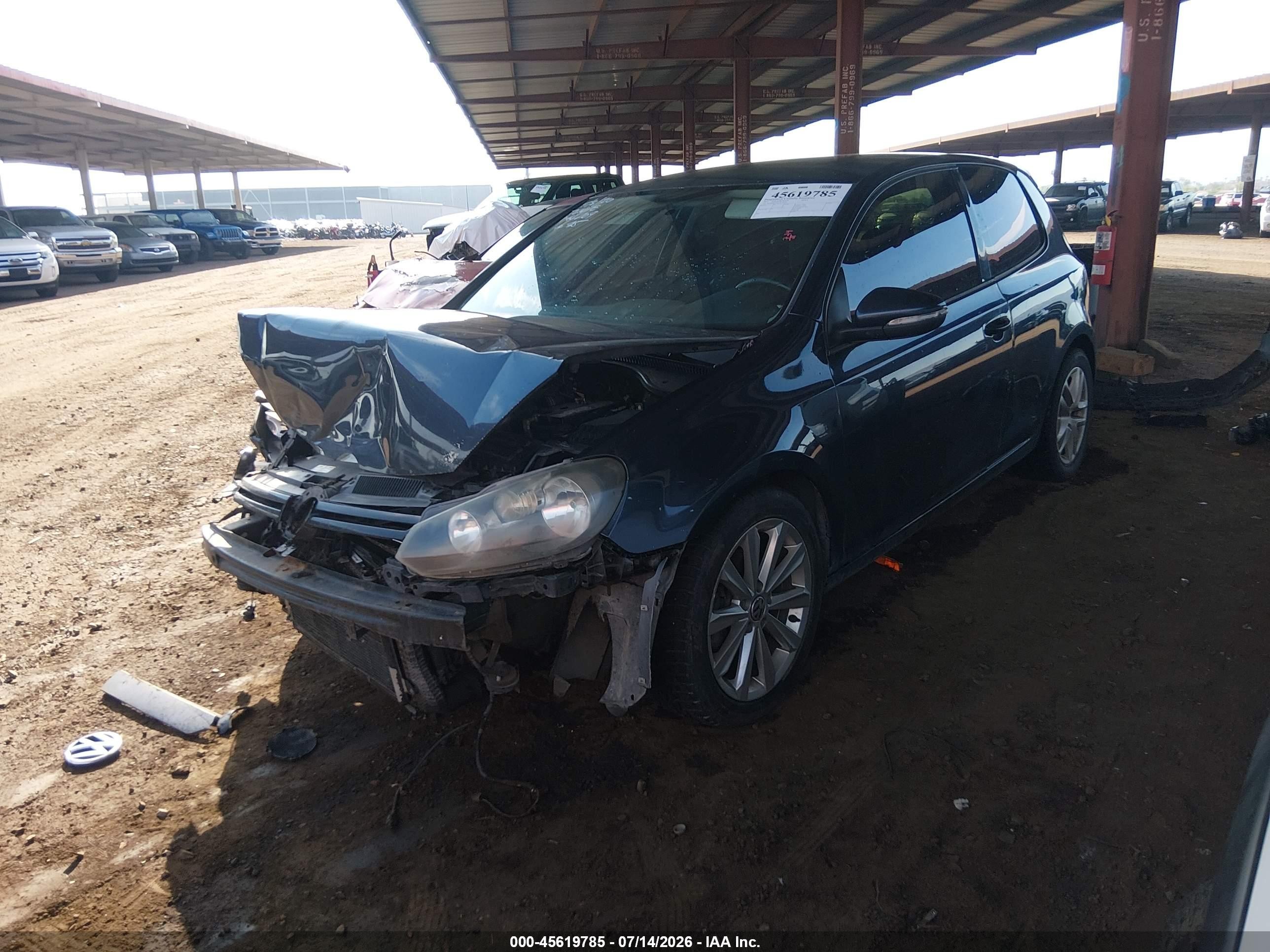 2012 Volkswagen Golf Tdi 2-door Gray vin: WVWBM7AJ5CW306576