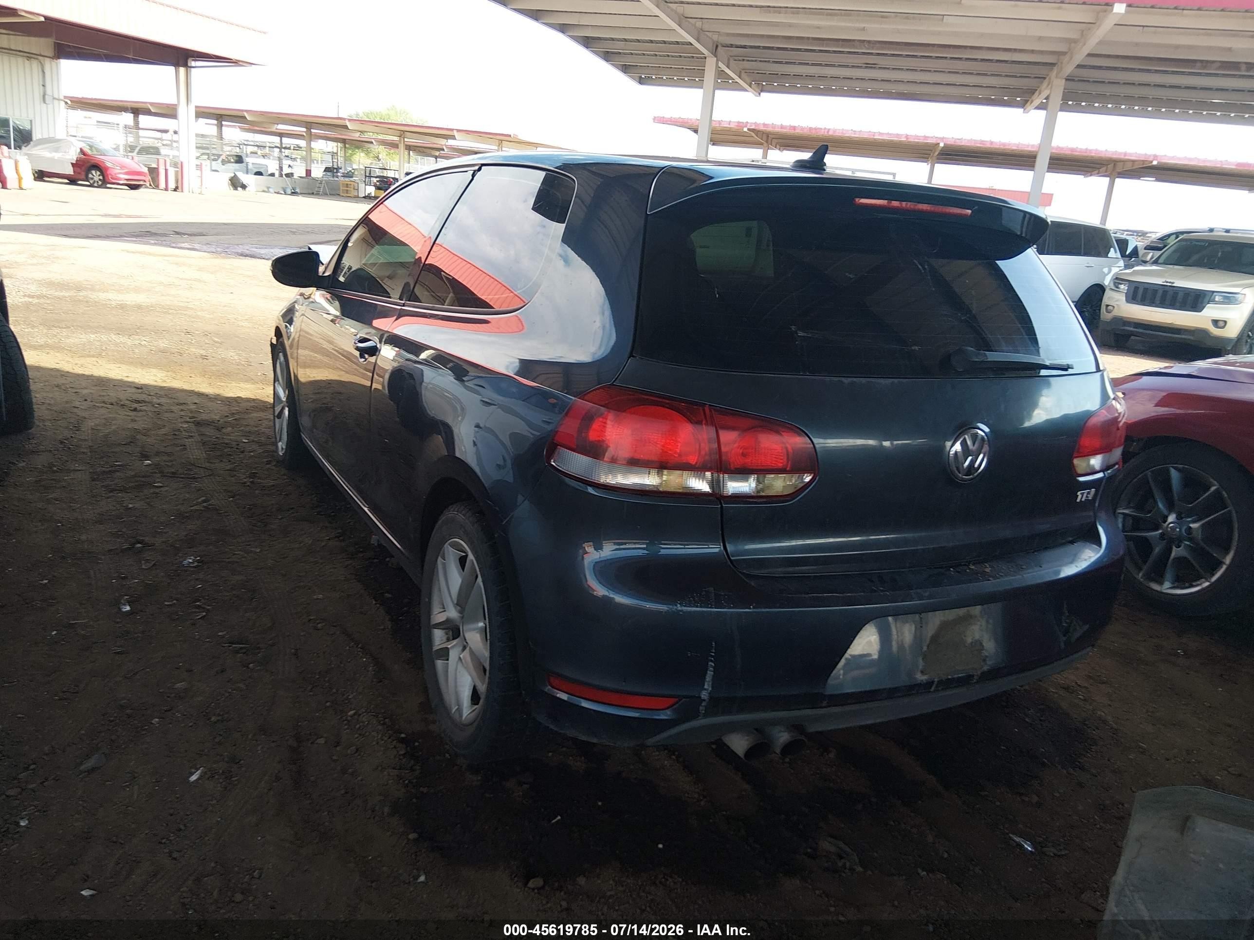 2012 Volkswagen Golf Tdi 2-door Gray vin: WVWBM7AJ5CW306576