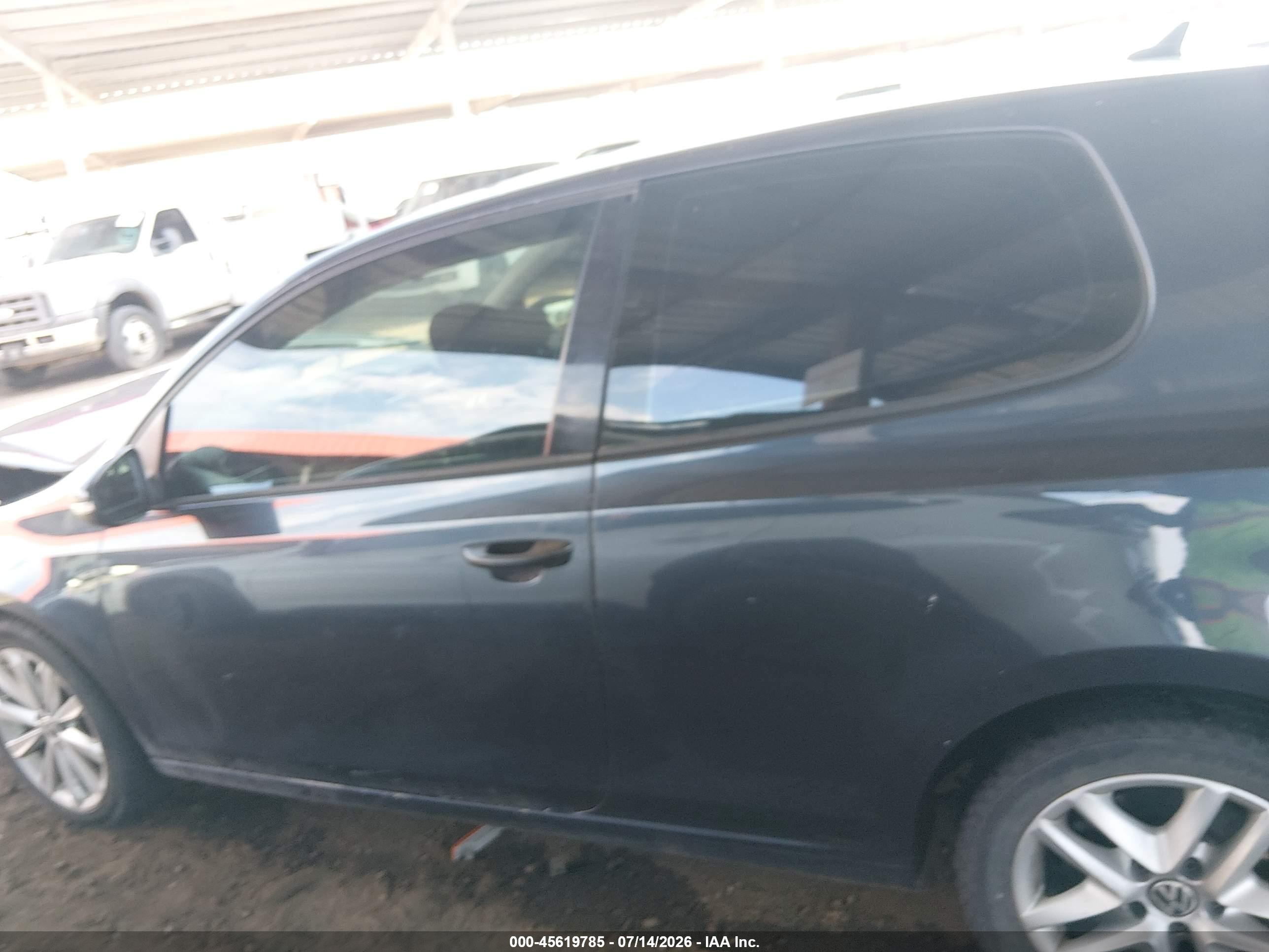 2012 Volkswagen Golf Tdi 2-door Gray vin: WVWBM7AJ5CW306576