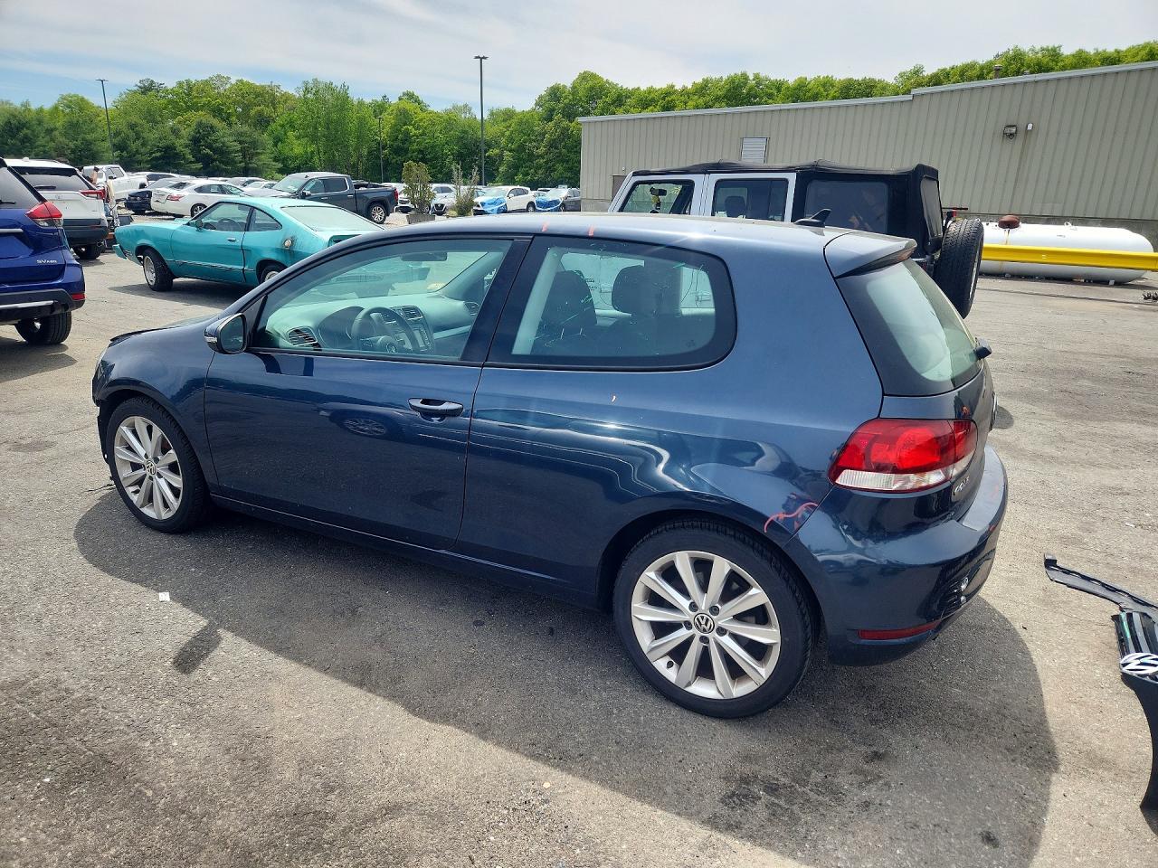 2013 Volkswagen Golf Синий vin: WVWBM7AJXDW045074
