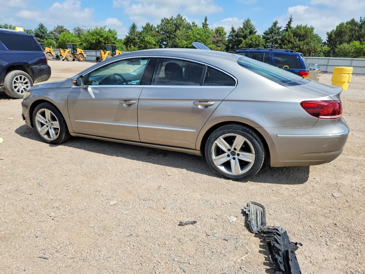 2014 Volkswagen Cc Sport Gray vin: WVWBN7AN0EE507827