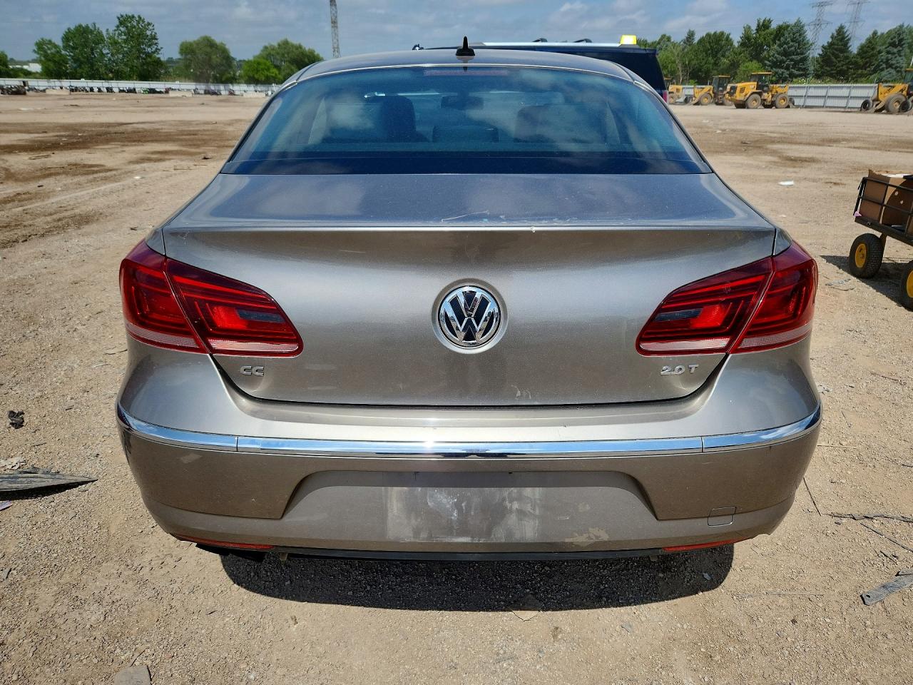 2014 Volkswagen Cc Sport Gray vin: WVWBN7AN0EE507827