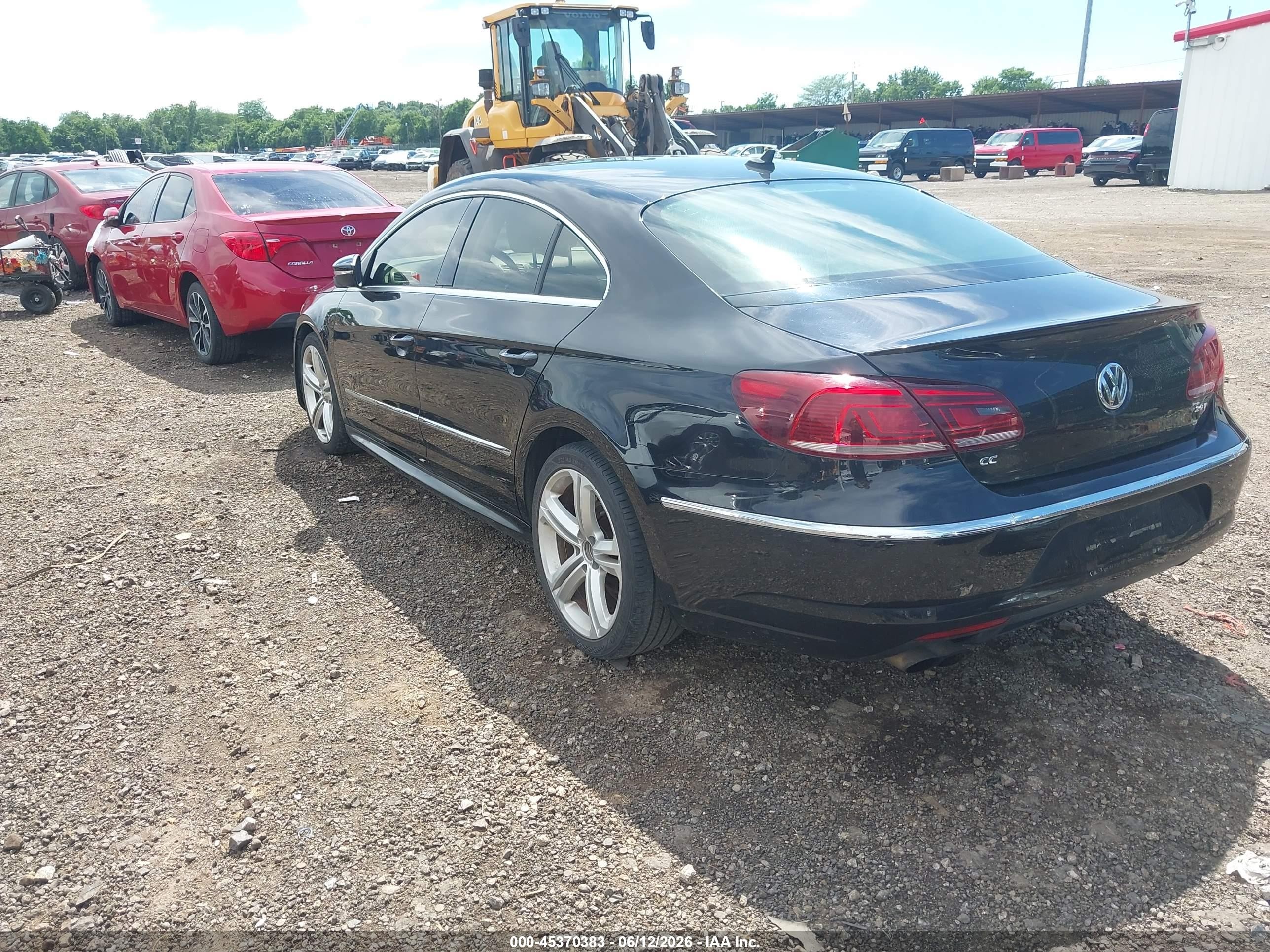 2015 Volkswagen Cc 2.0t R-line Black vin: WVWBN7AN1FE801237