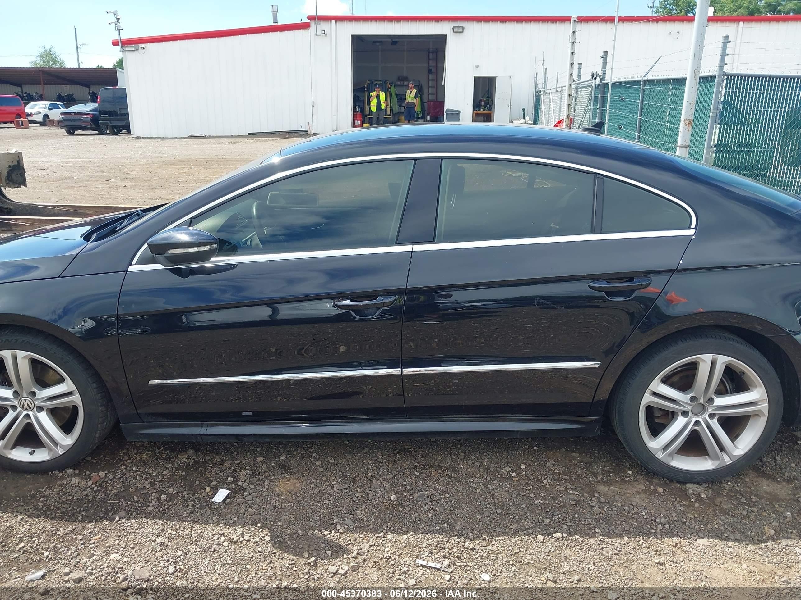 2015 Volkswagen Cc 2.0t R-line Black vin: WVWBN7AN1FE801237