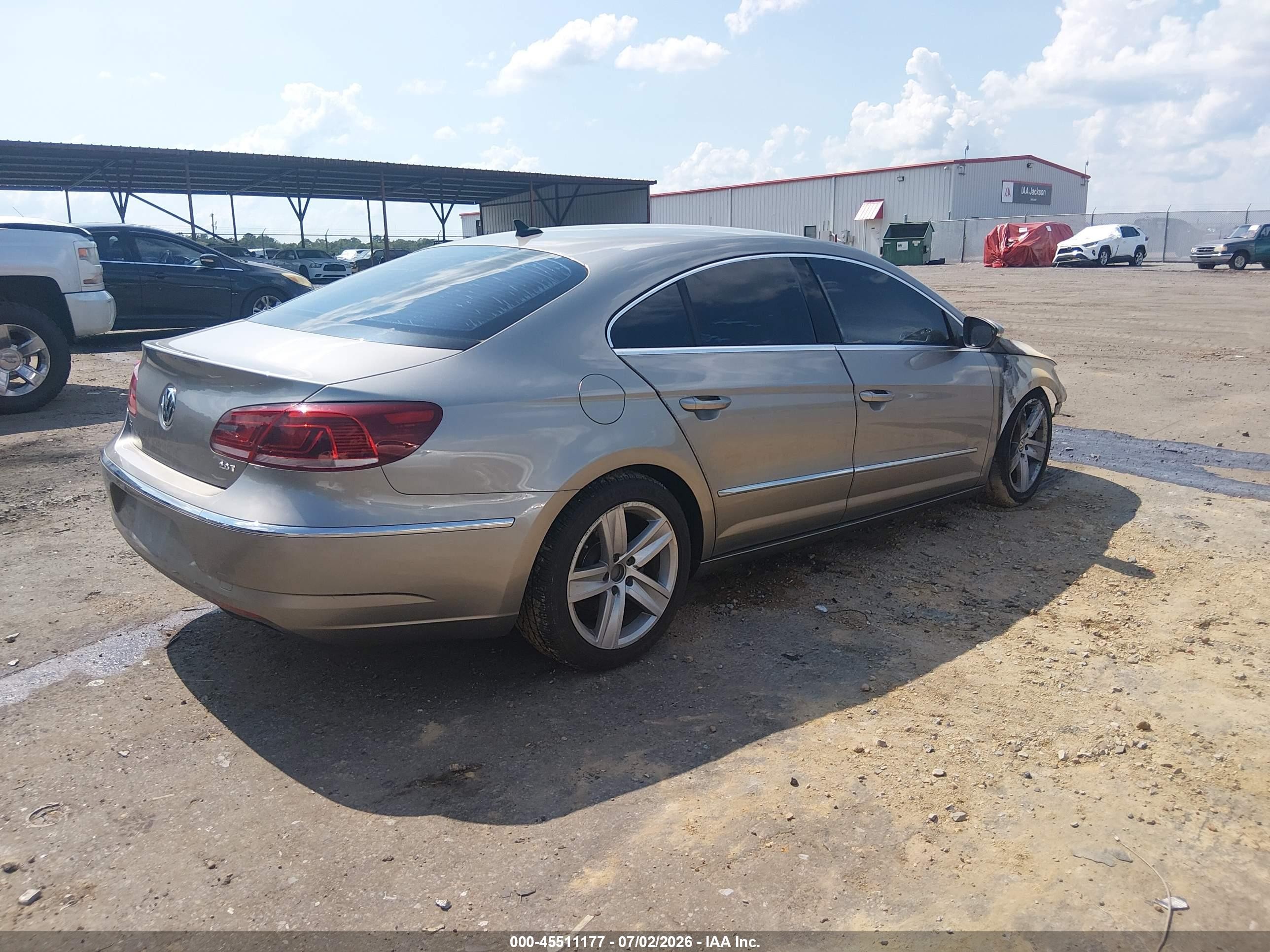 2015 Volkswagen Cc 2.0t Sport Champagne vin: WVWBN7AN2FE824722