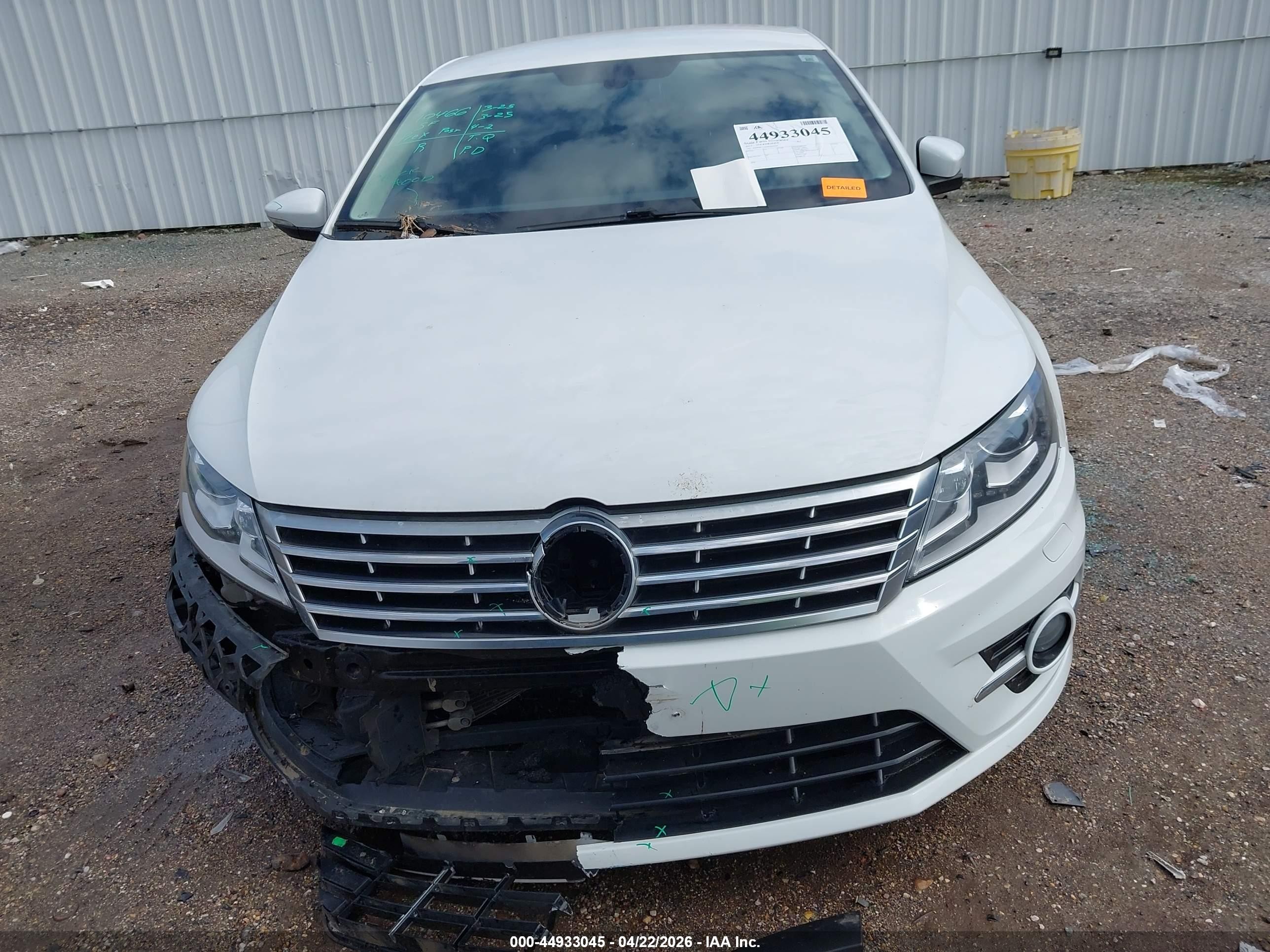 2015 Volkswagen Cc 2.0t R-line White vin: WVWBN7AN5FE828344