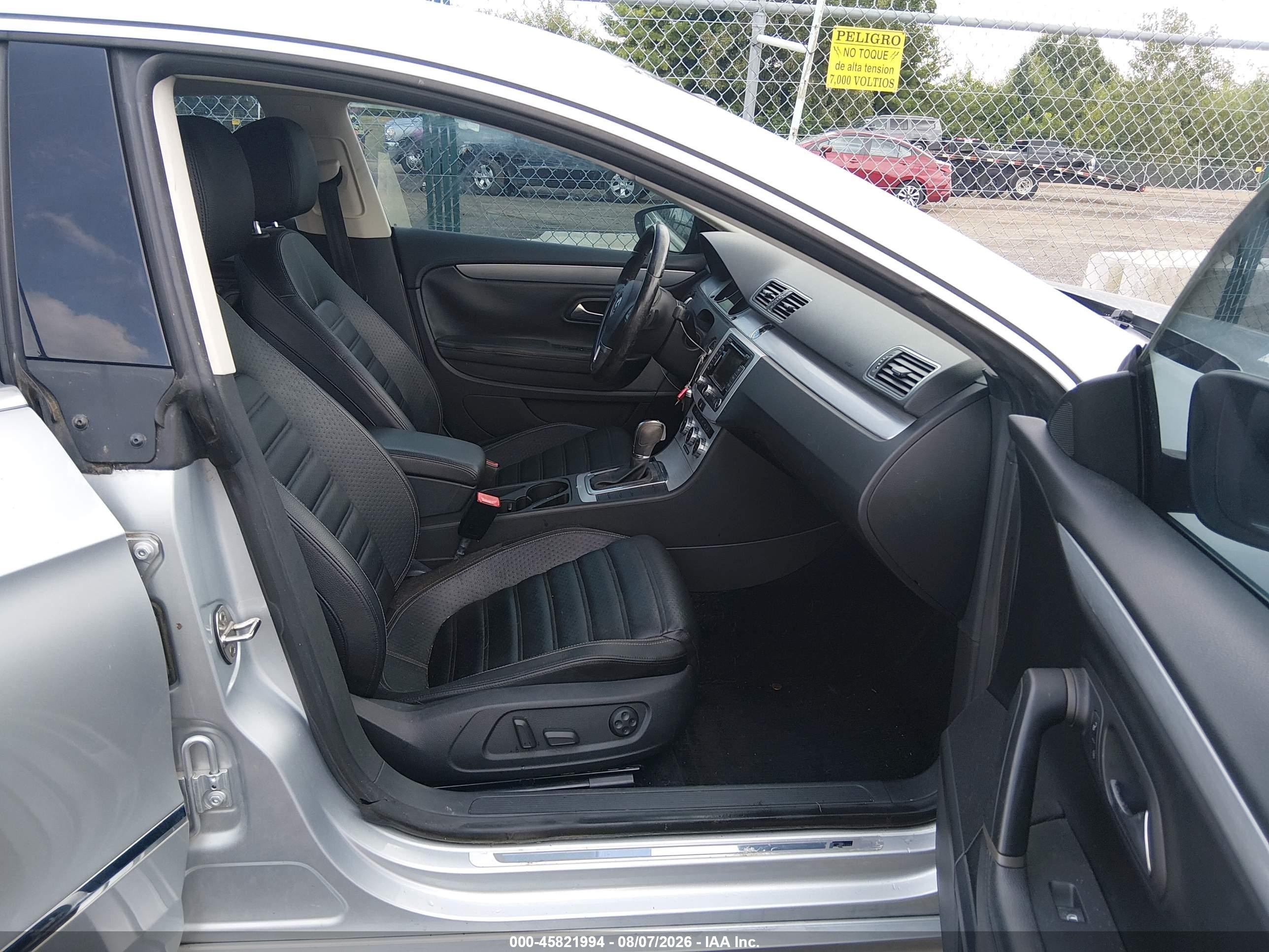 2013 Volkswagen Cc 2.0t R-line Silver vin: WVWBN7ANXDE540381