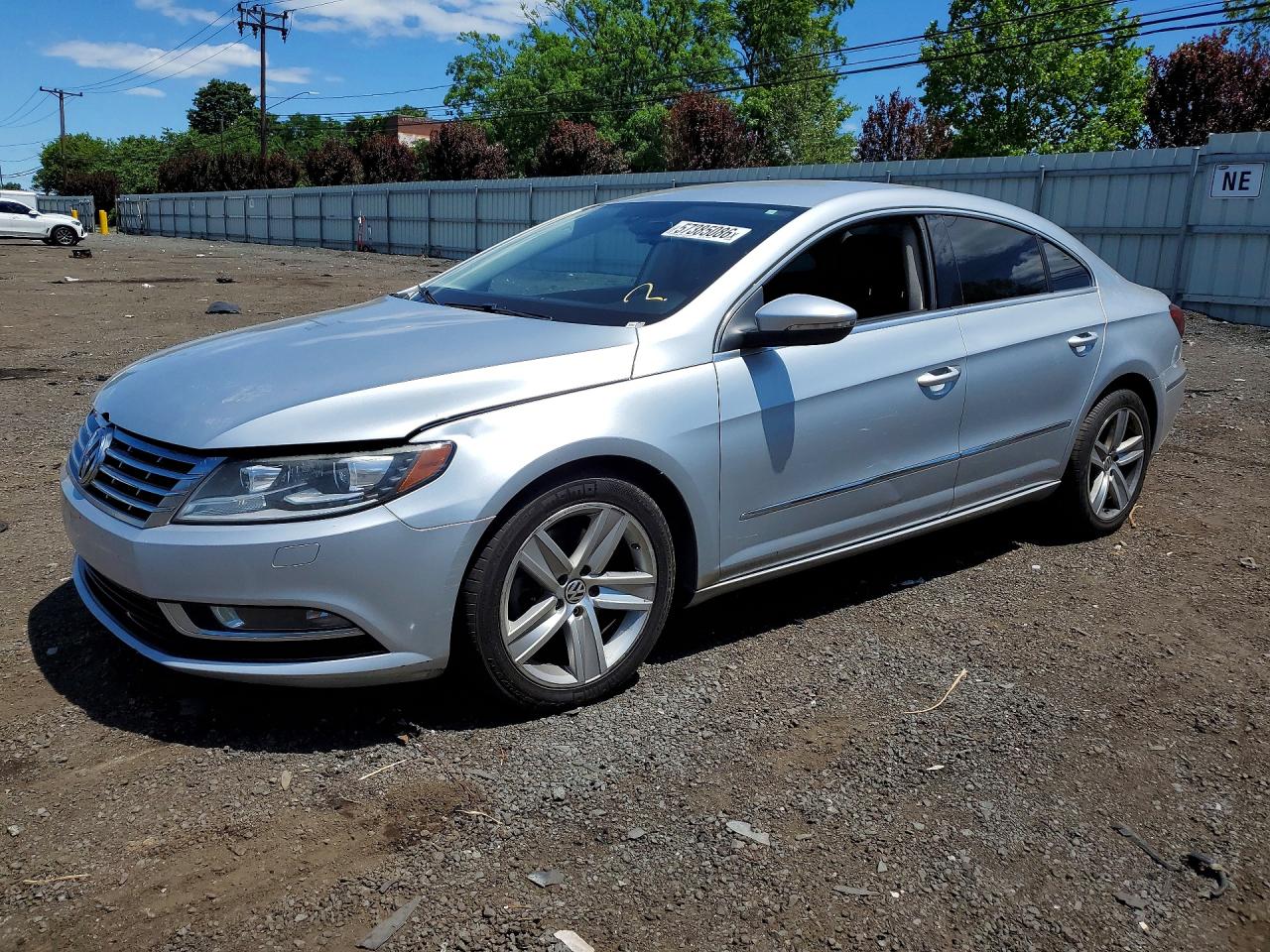 2013 Volkswagen Cc Sport Manual Silver vin: WVWBP7AN0DE507593