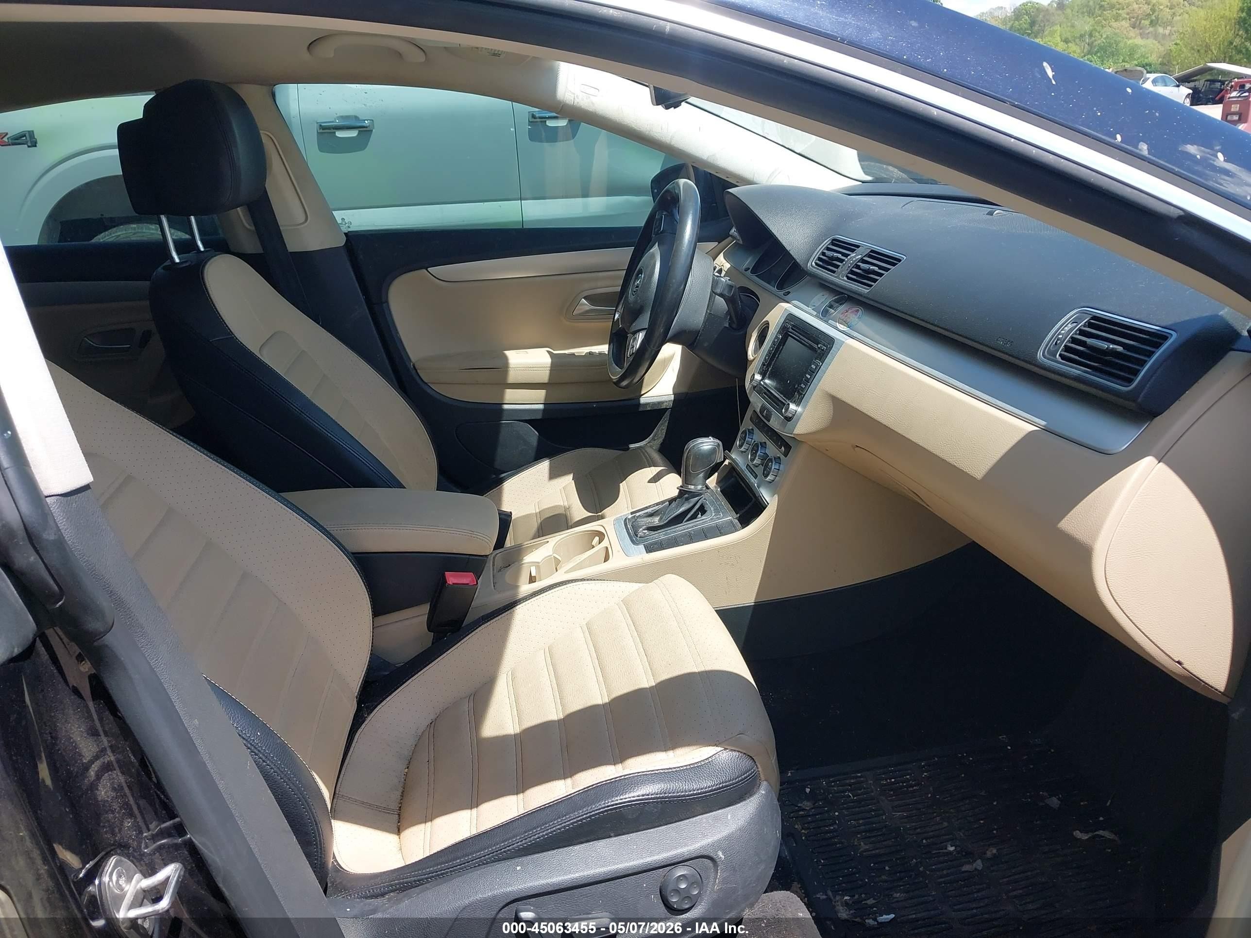 2013 Volkswagen Cc 2.0t Sport Black vin: WVWBP7AN0DE526256