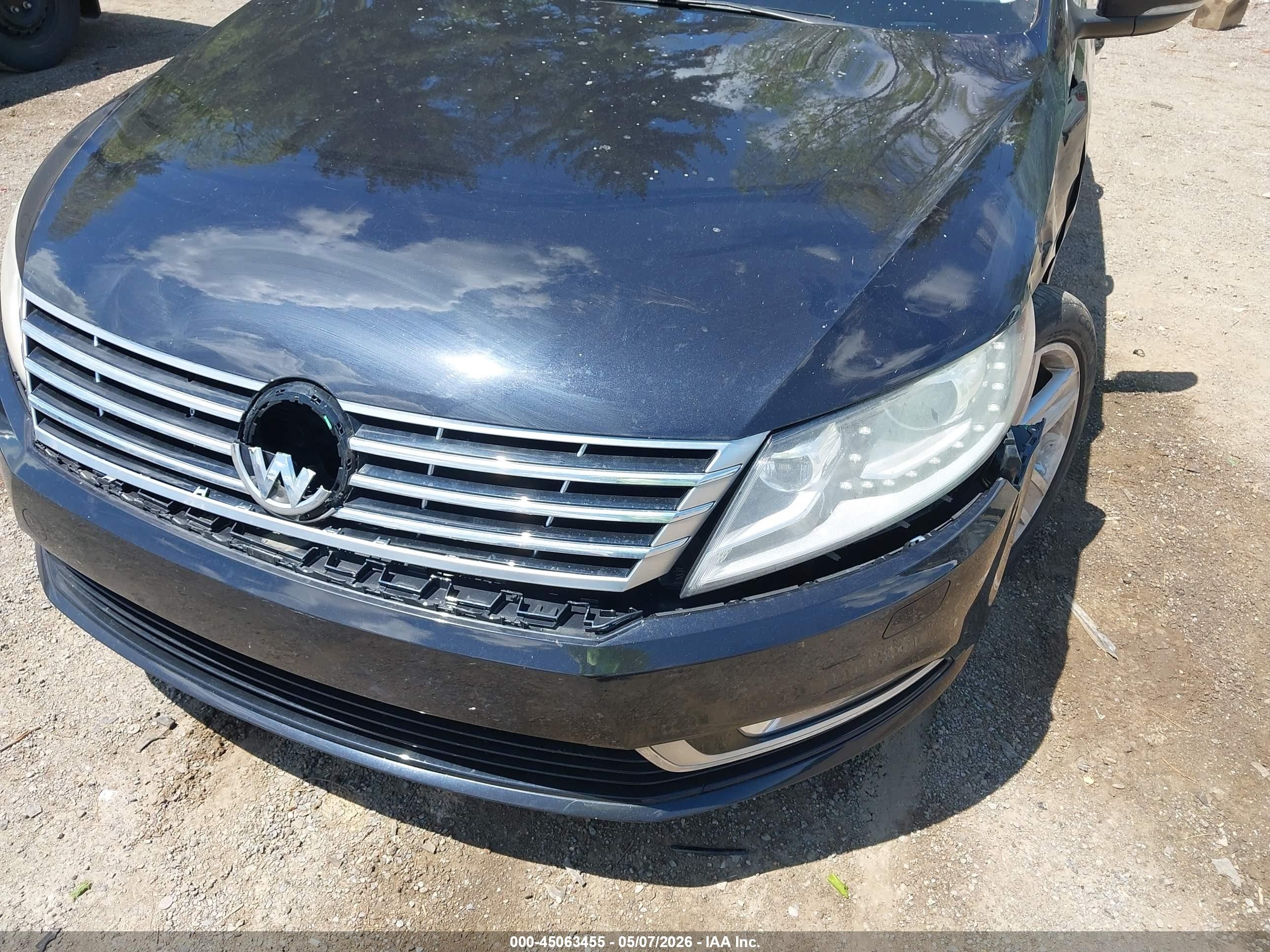 2013 Volkswagen Cc 2.0t Sport Black vin: WVWBP7AN0DE526256