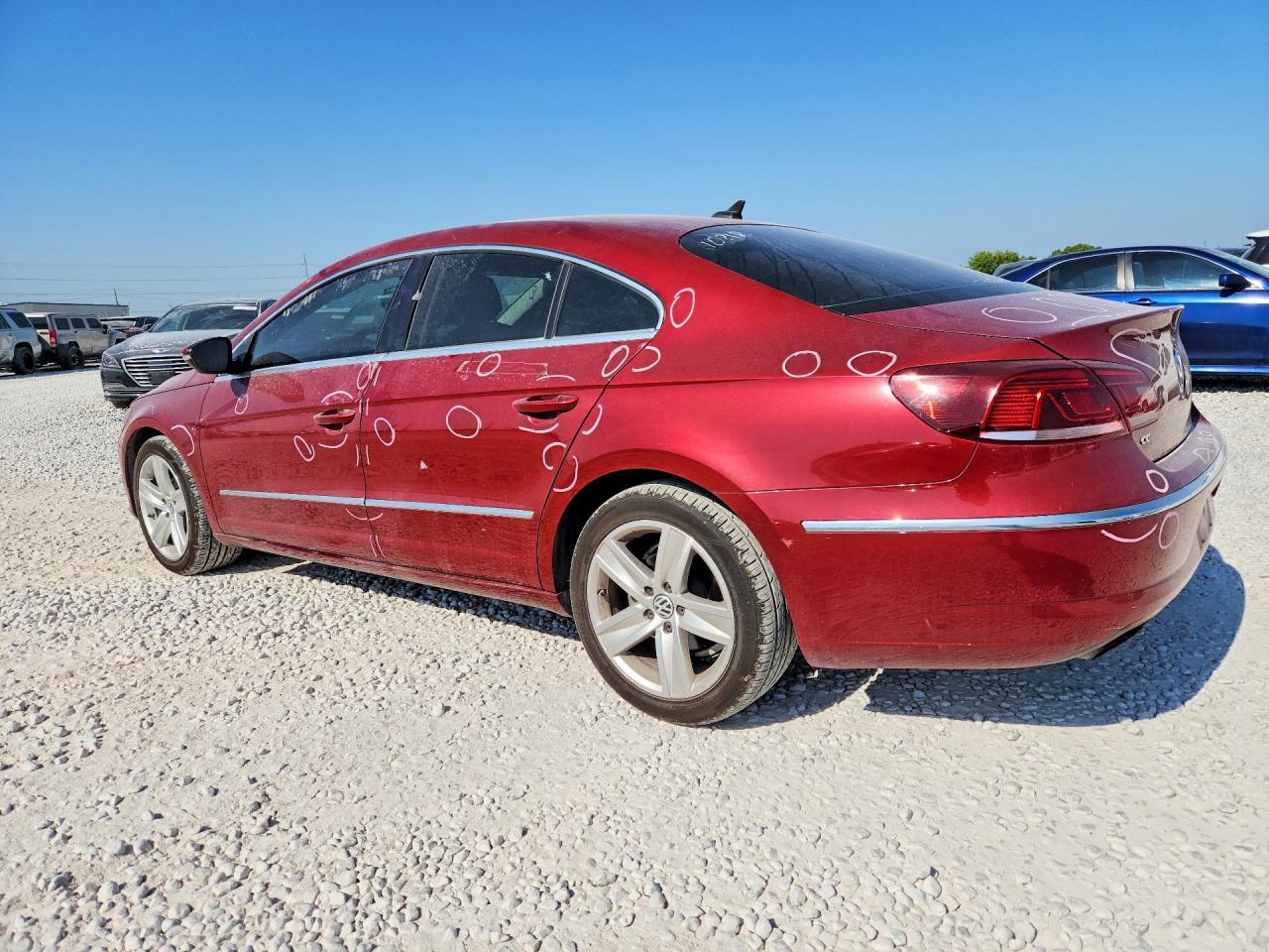 2014 Volkswagen Cc Sport Red vin: WVWBP7AN0EE528543