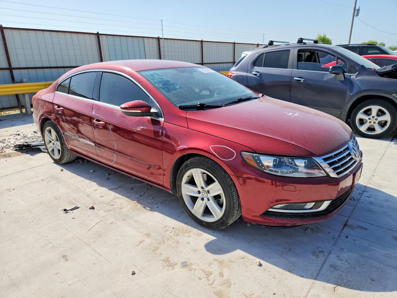 2014 Volkswagen Cc Sport Red vin: WVWBP7AN0EE528543