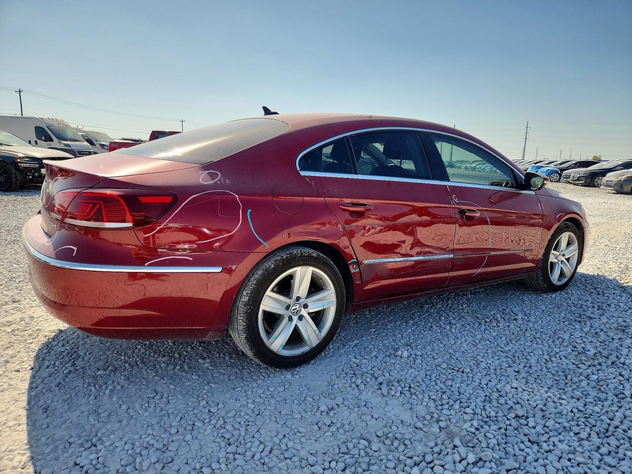 2014 Volkswagen Cc Sport Red vin: WVWBP7AN0EE528543