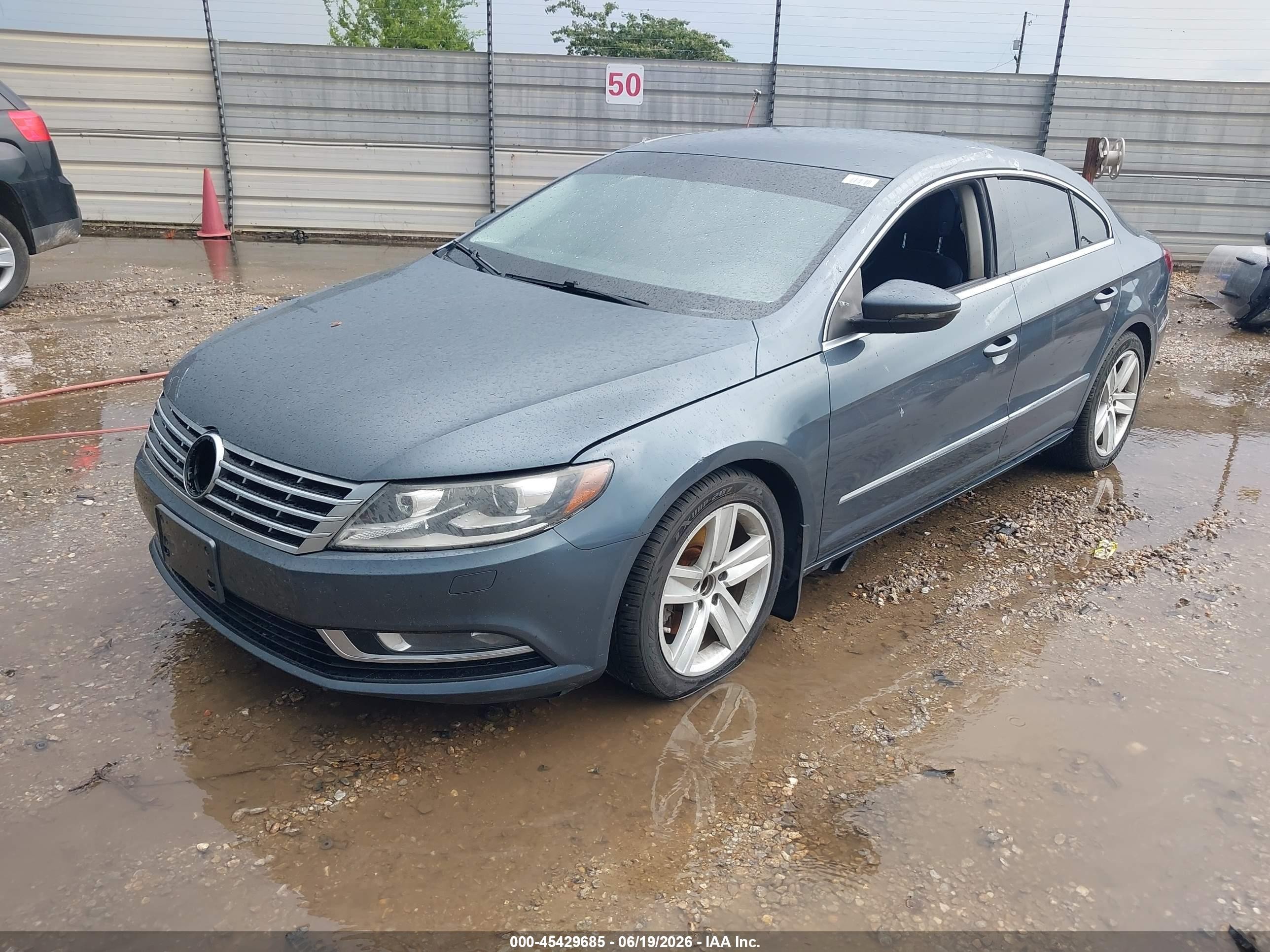 2015 Volkswagen Cc 2.0t Sport Gray vin: WVWBP7AN0FE813292