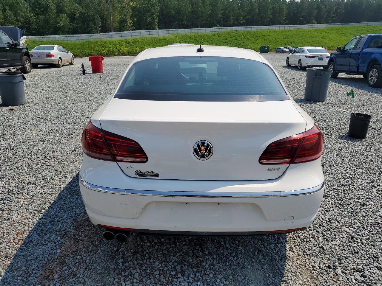 2014 Volkswagen Cc Sport White vin: WVWBP7AN1EE504803