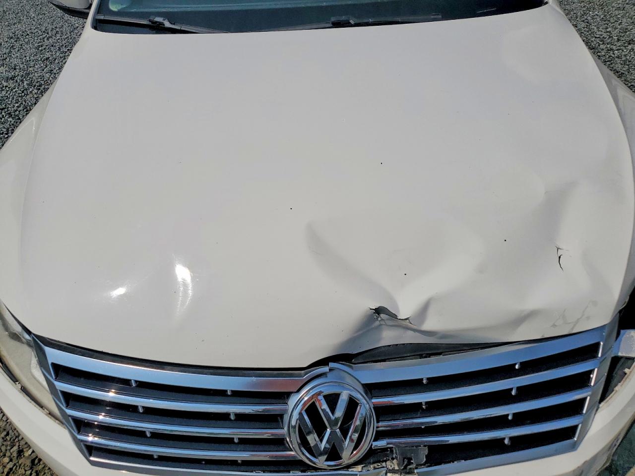 2014 Volkswagen Cc Sport White vin: WVWBP7AN1EE504803