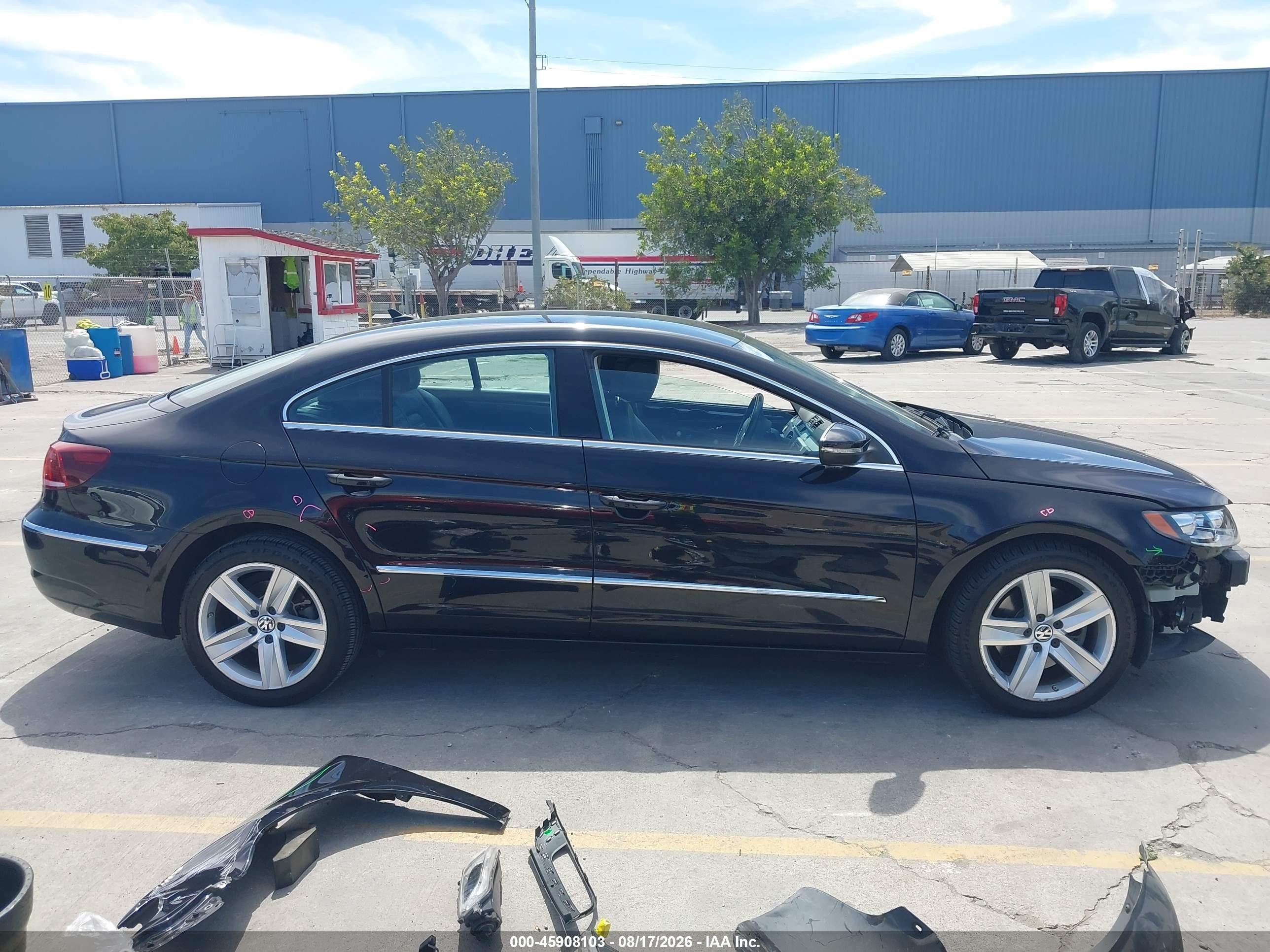 2014 Volkswagen Cc 2.0t Sport Black vin: WVWBP7AN1EE522024