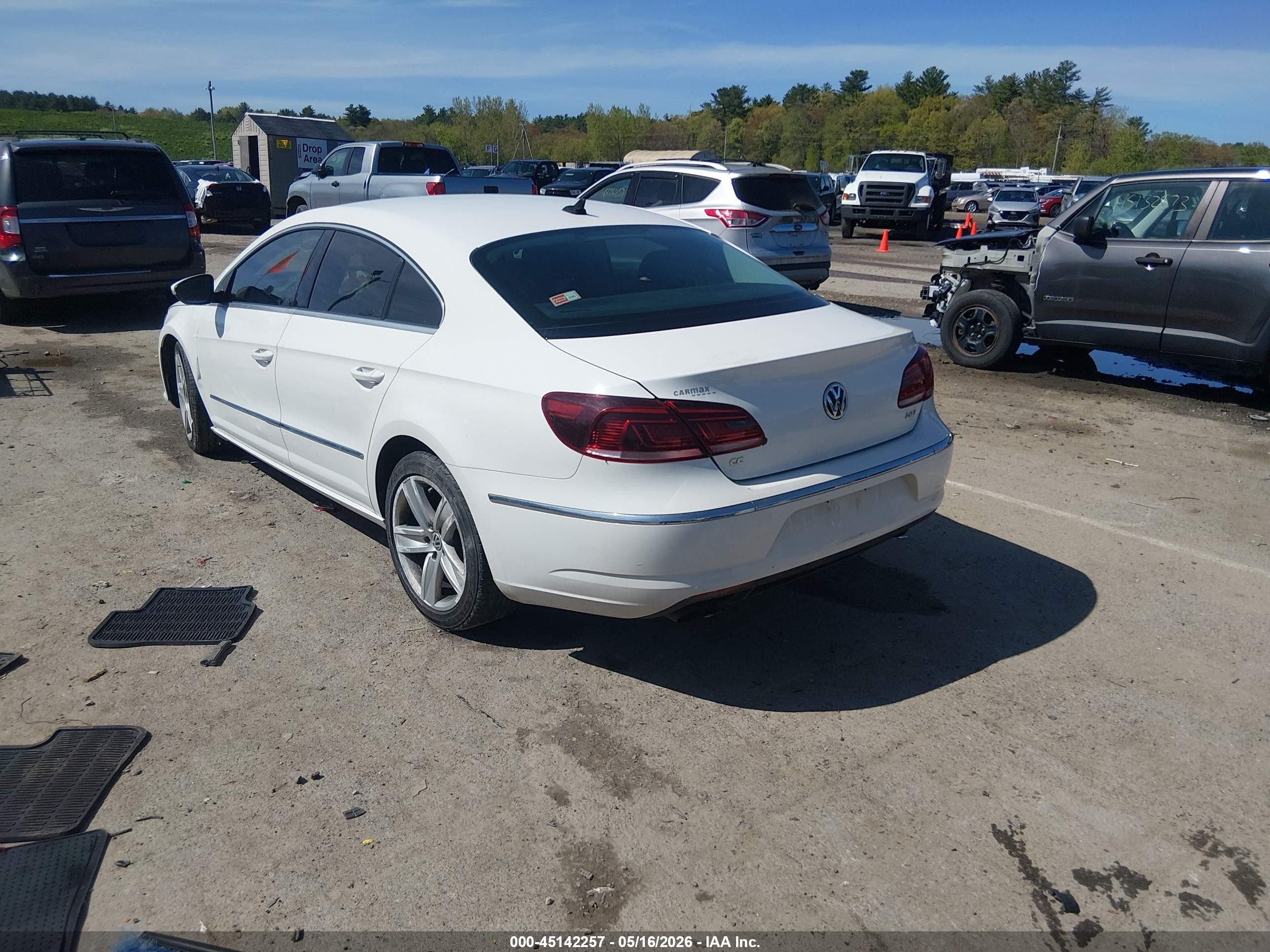 2013 Volkswagen Cc 2.0t Sport Белый vin: WVWBP7AN2DE559873