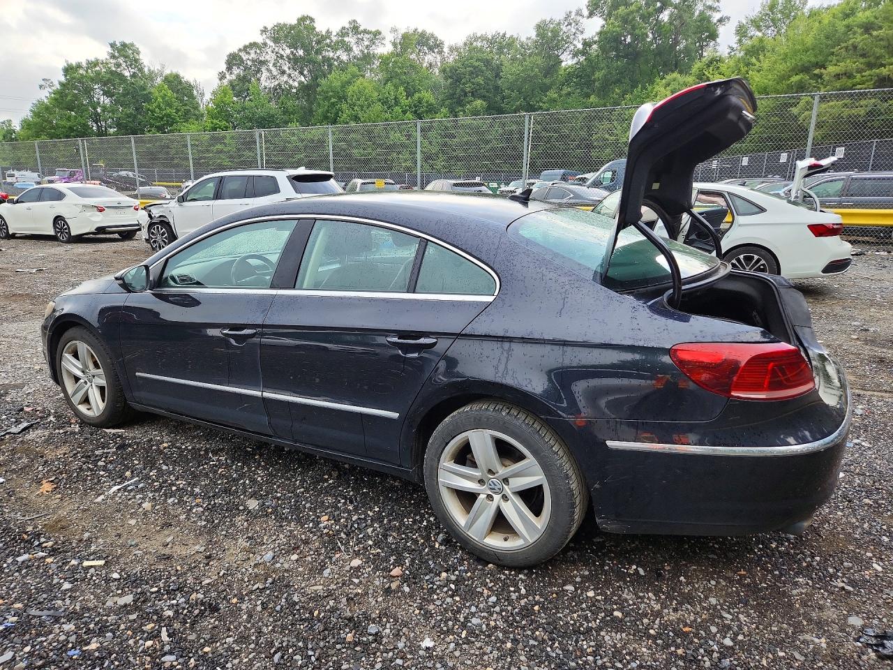 2014 Volkswagen Cc Sport Black vin: WVWBP7AN2EE503093