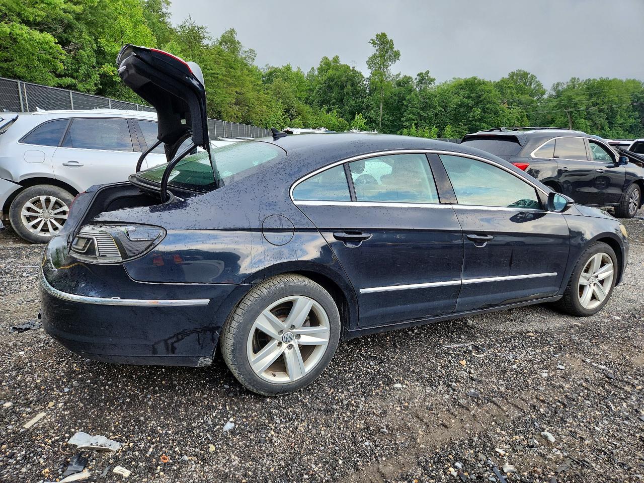 2014 Volkswagen Cc Sport Black vin: WVWBP7AN2EE503093