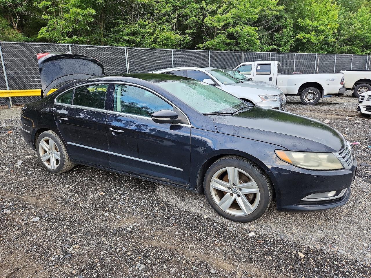 2014 Volkswagen Cc Sport Black vin: WVWBP7AN2EE503093