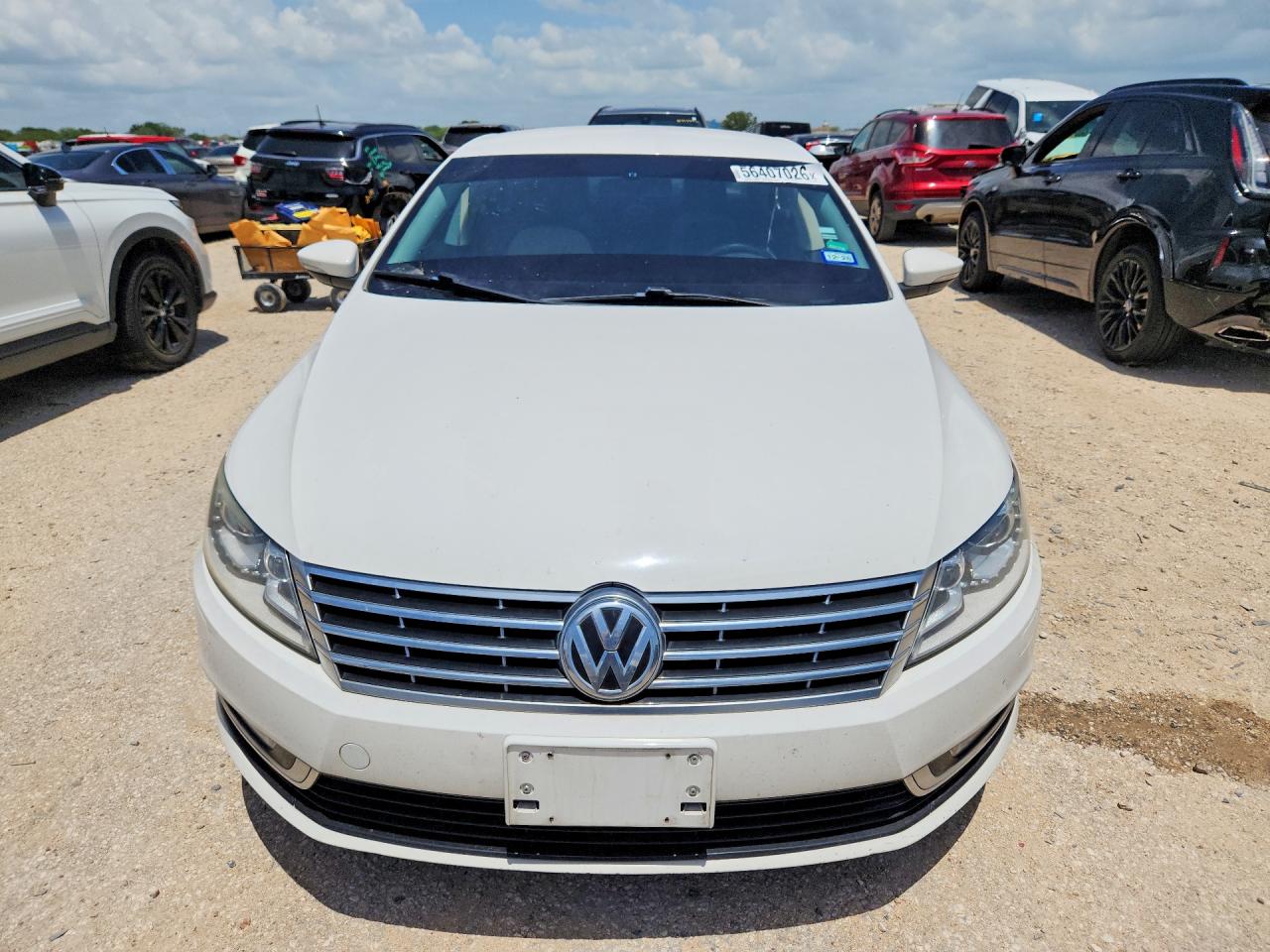 2014 Volkswagen Cc Sport White vin: WVWBP7AN2EE509492