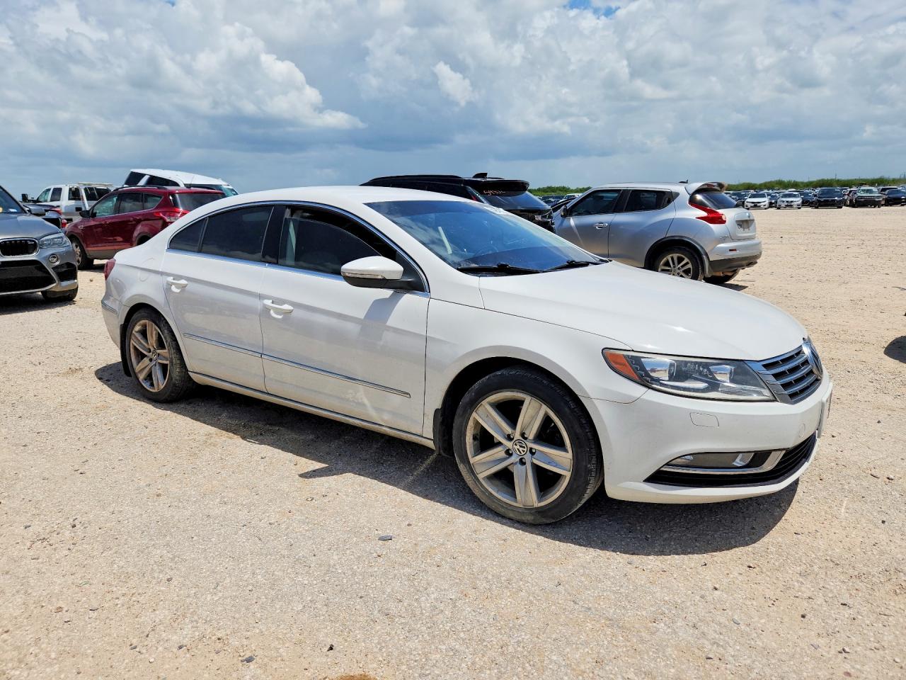 2014 Volkswagen Cc Sport White vin: WVWBP7AN2EE509492