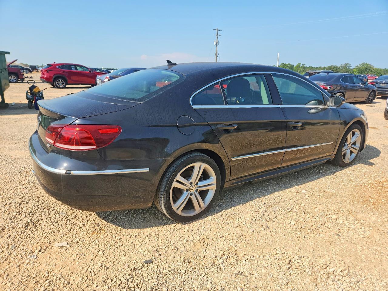 2014 Volkswagen Cc Sport Black vin: WVWBP7AN2EE533310