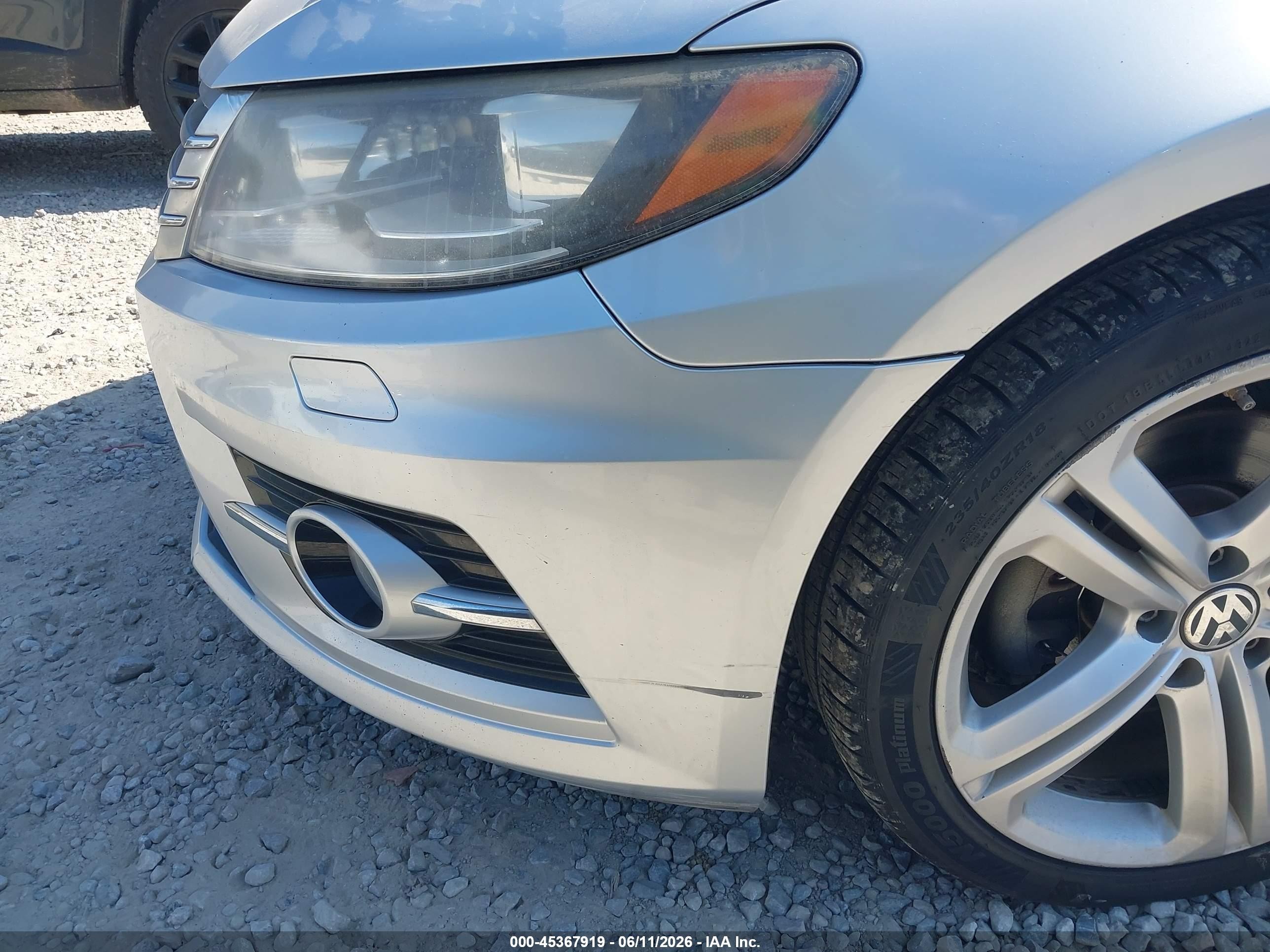2014 Volkswagen Cc 2.0t R-line Silver vin: WVWBP7AN2EE533355