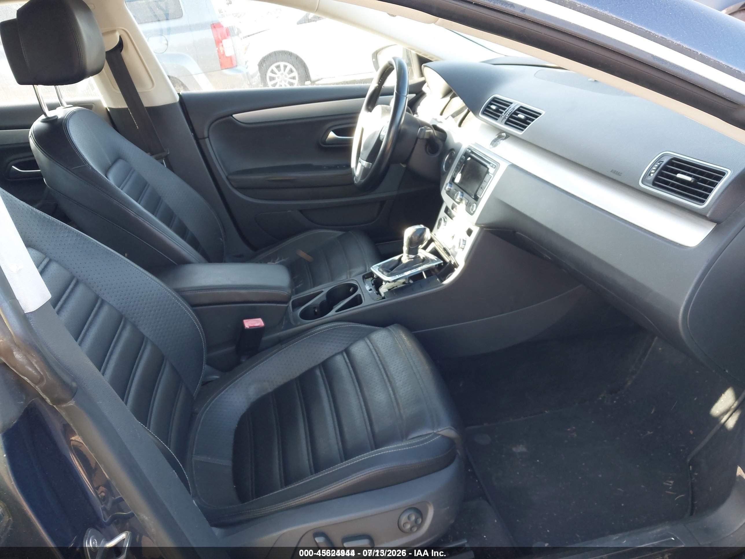 2013 Volkswagen Cc 2.0t Sport Plus Blue vin: WVWBP7AN3DE534108
