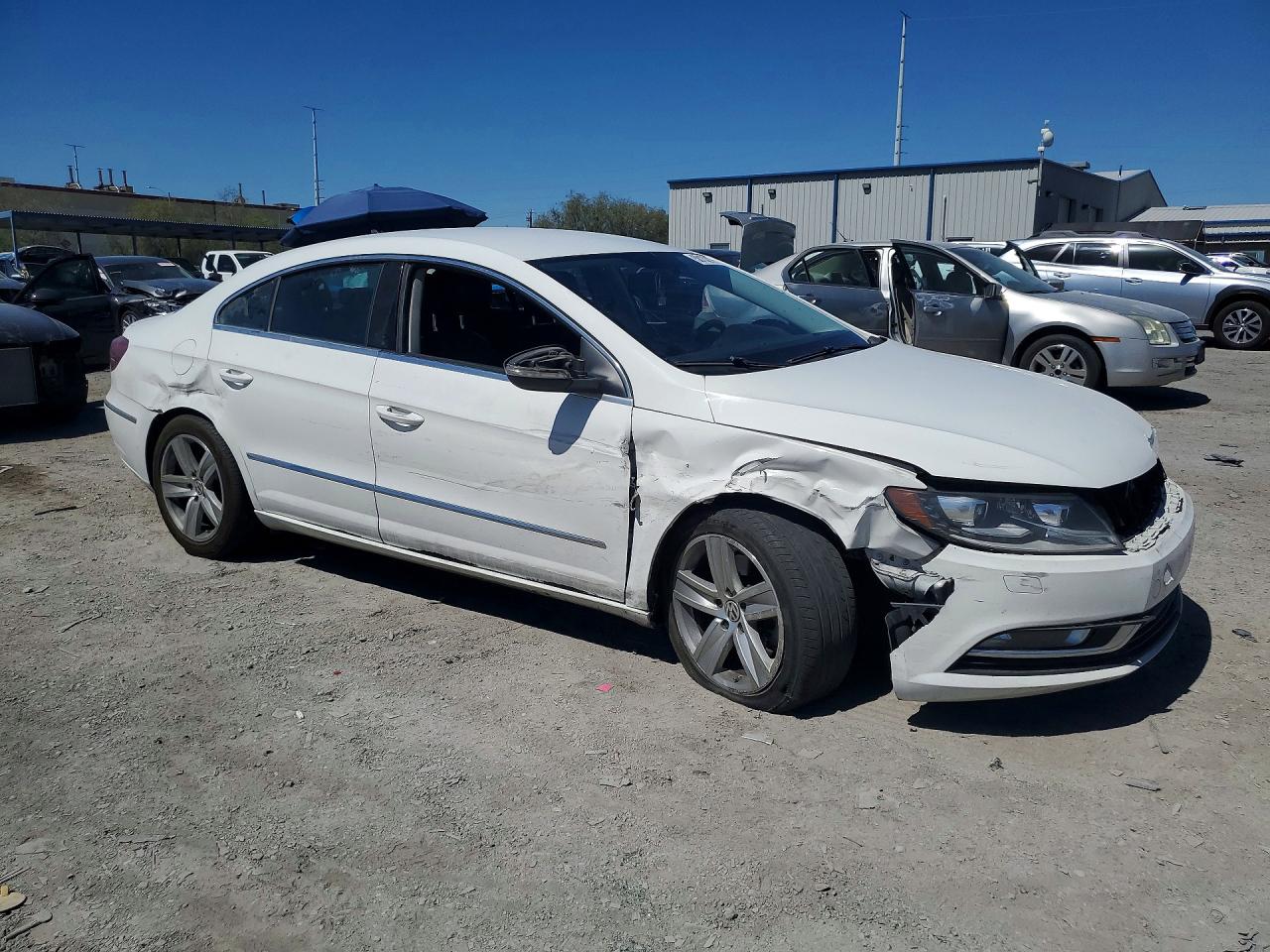 2013 Volkswagen Cc Sport White vin: WVWBP7AN3DE548879