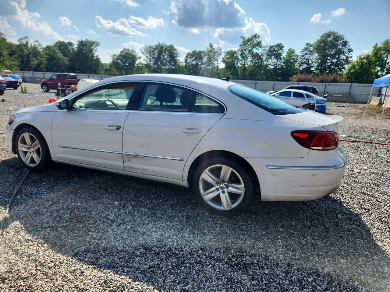 2014 Volkswagen Cc Sport White vin: WVWBP7AN3EE518931