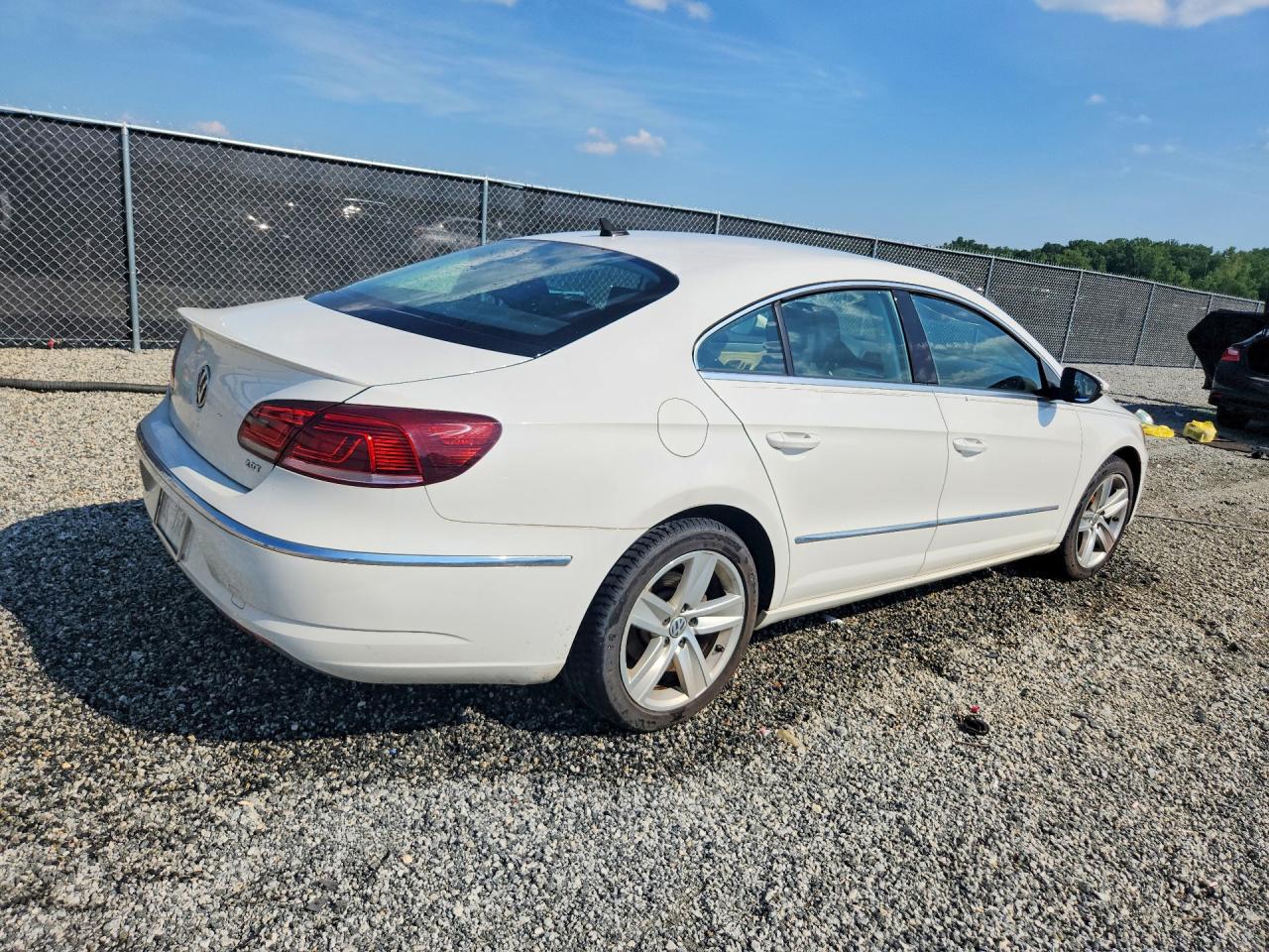2014 Volkswagen Cc Sport White vin: WVWBP7AN3EE518931